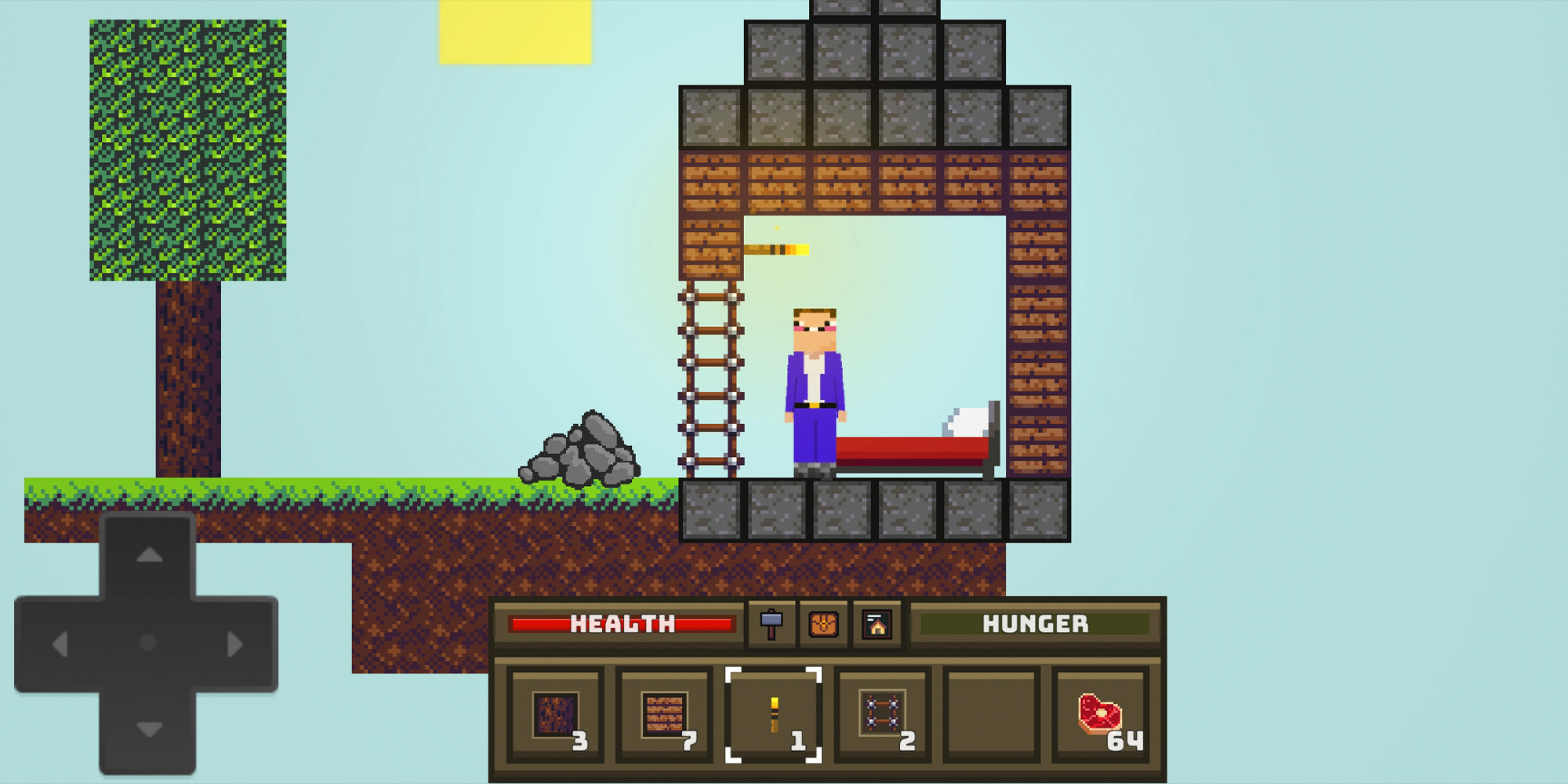 اسکرین شات 1 بازی Skyland Block Builder: Noob