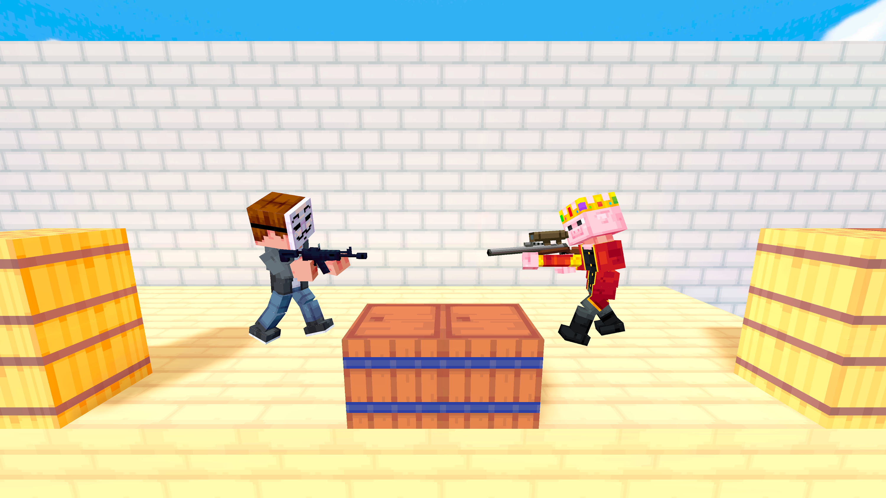 اسکرین شات 4 بازی Noob Shooter: Gun Games 3D