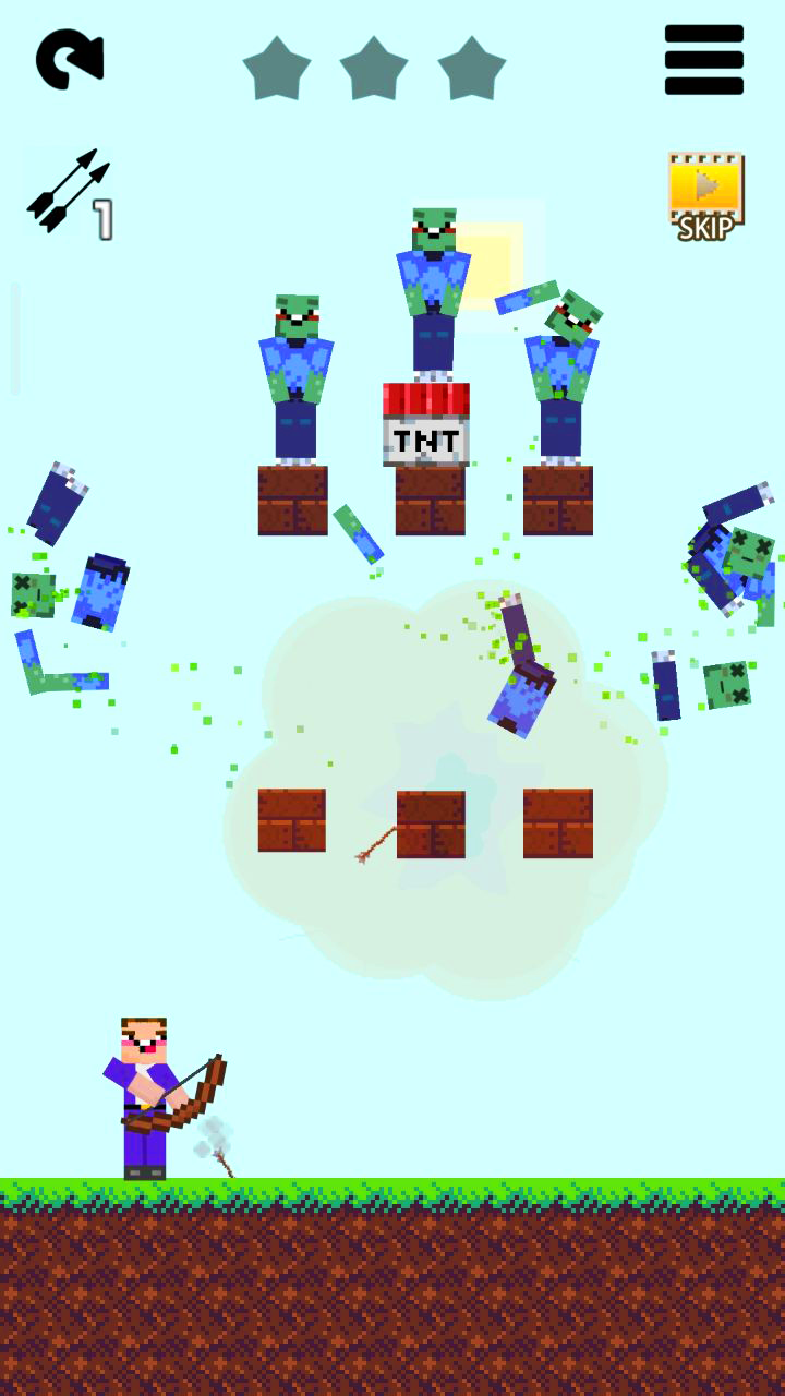 اسکرین شات 6 بازی Noob vs 1000 zombies