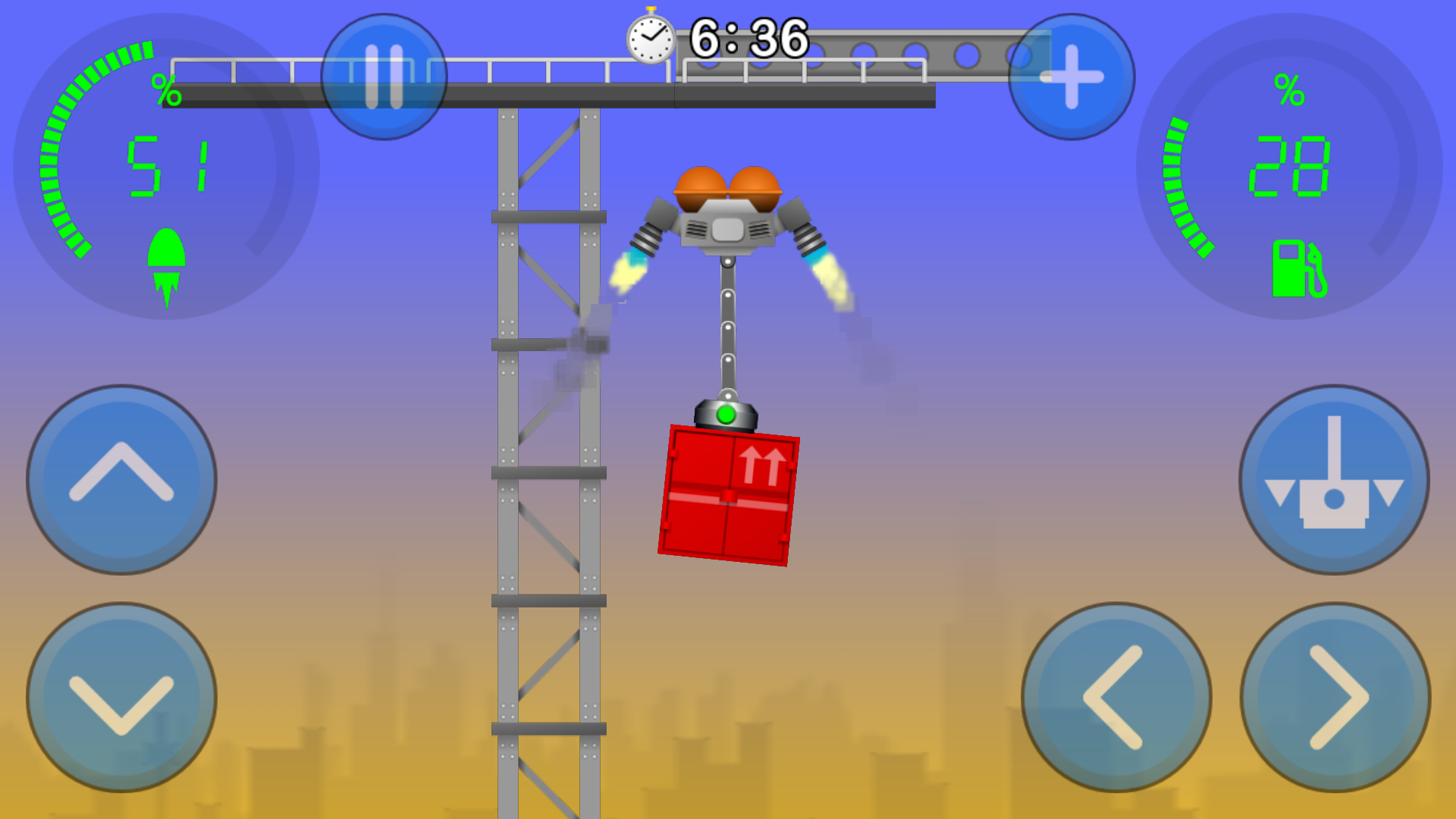 اسکرین شات 2 بازی Rocket Crane