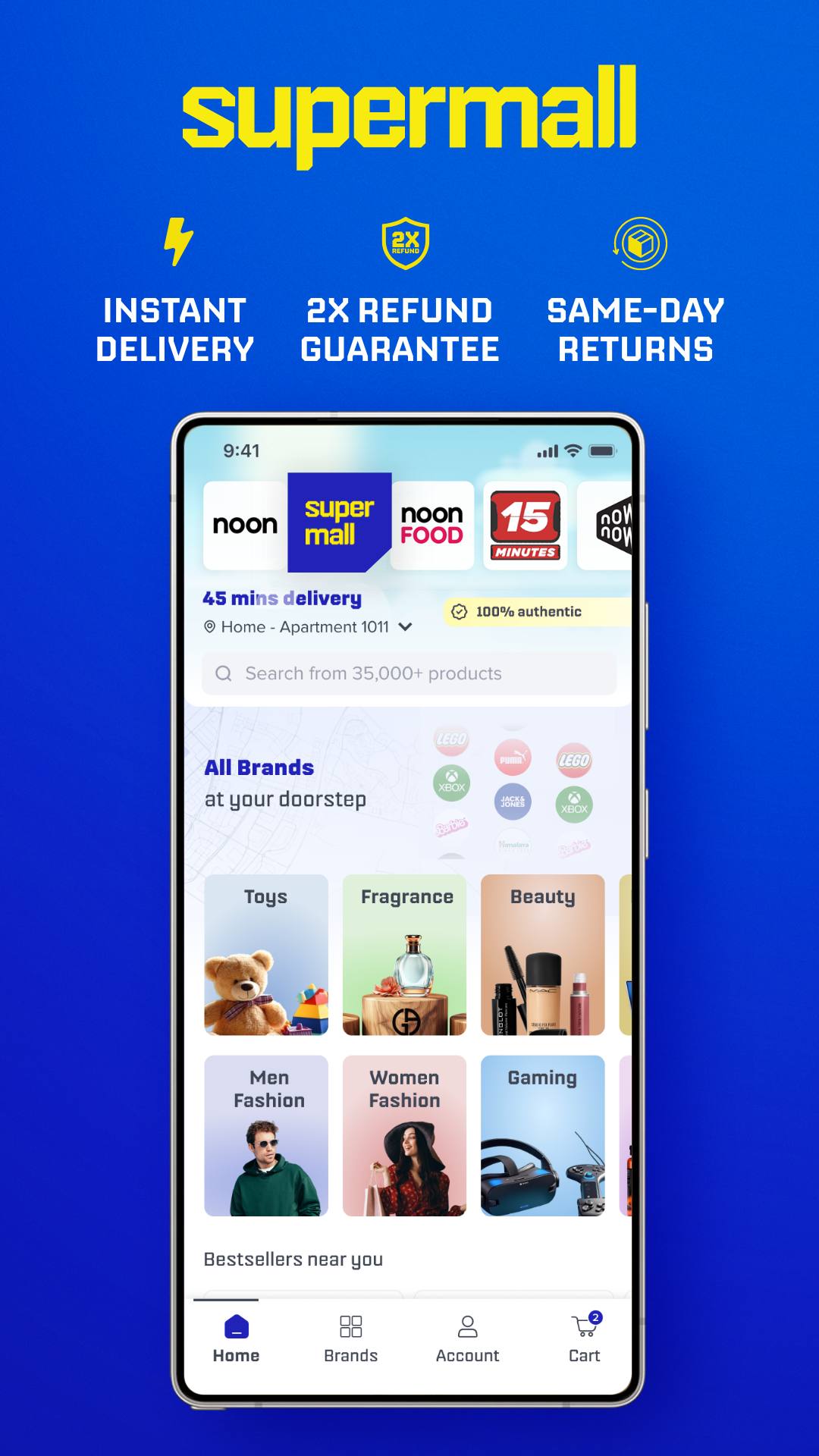 اسکرین شات 2 برنامه noon Online Shopping & Grocery