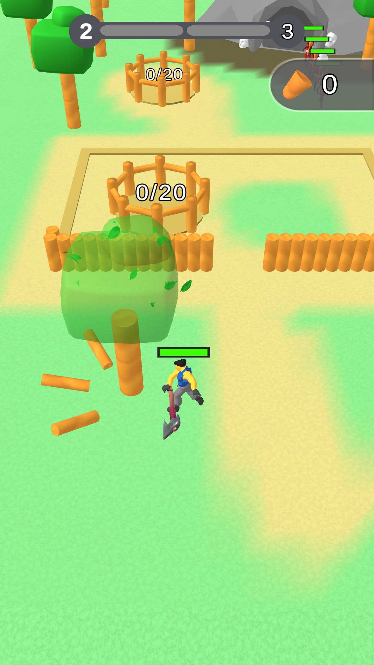 اسکرین شات 1 بازی Lumbercraft