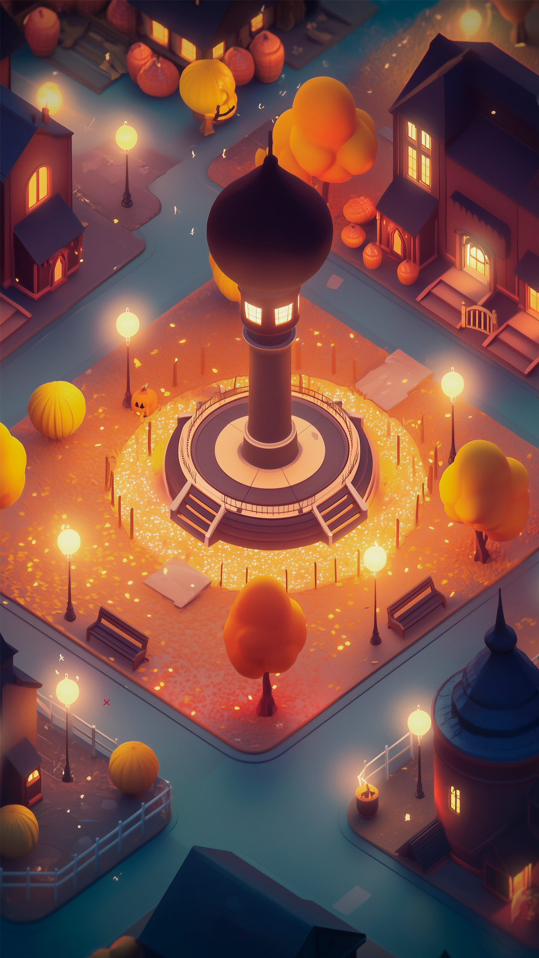 اسکرین شات 1 بازی Idle Light City: Clicker Games