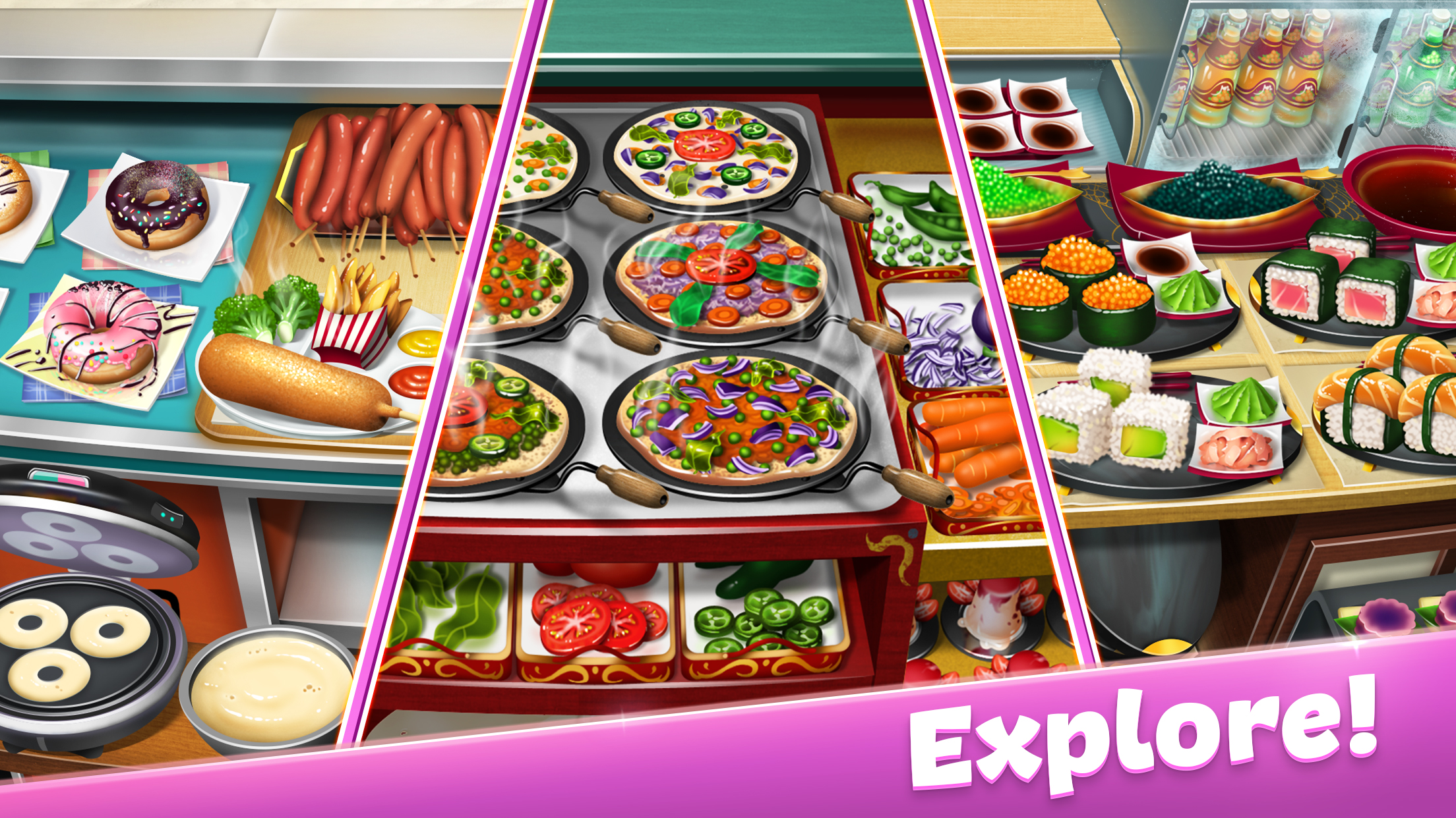 اسکرین شات 2 بازی Cooking Fever: Restaurant Game