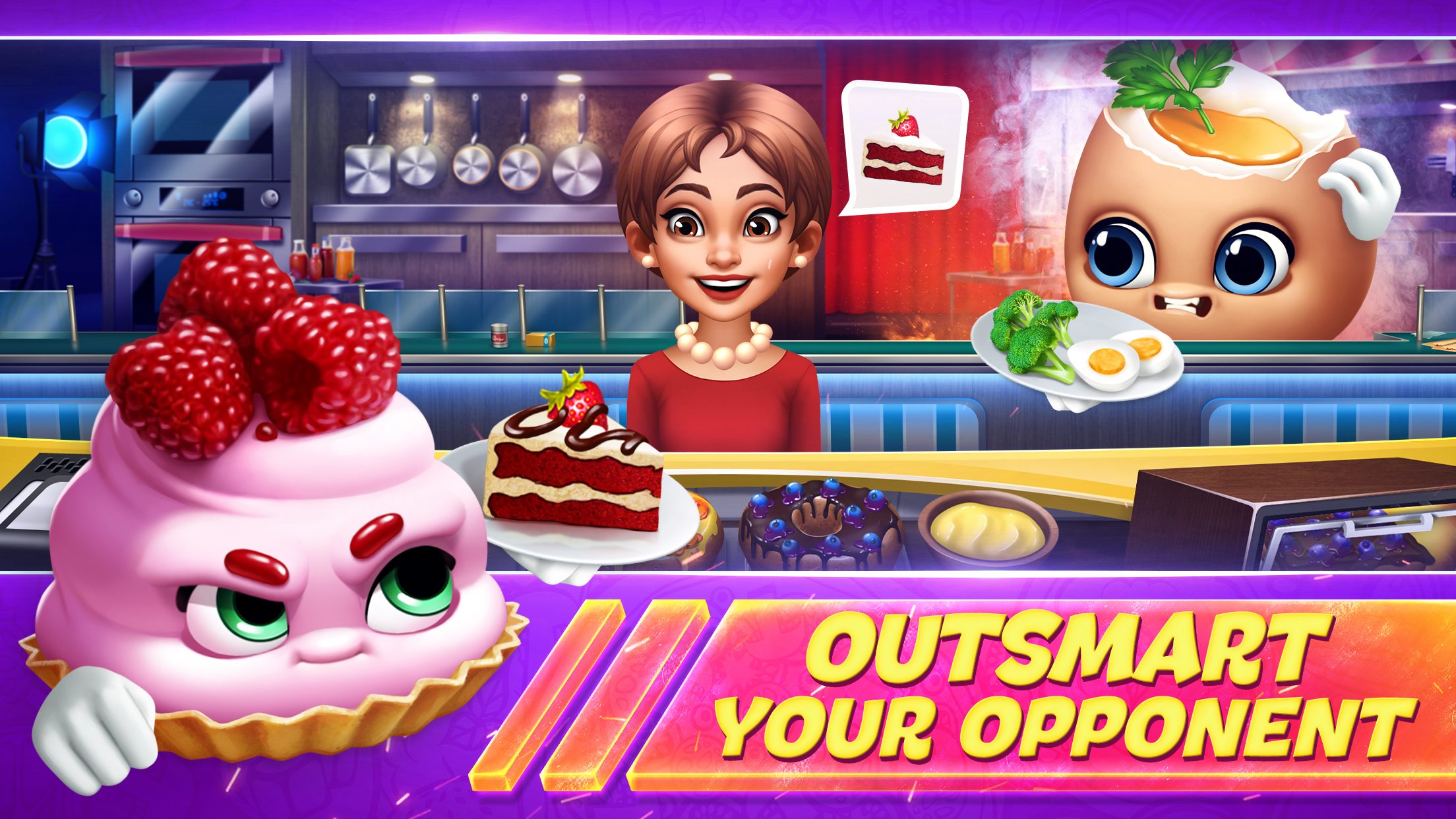اسکرین شات 2 بازی Cooking Fever Duels: Food Wars