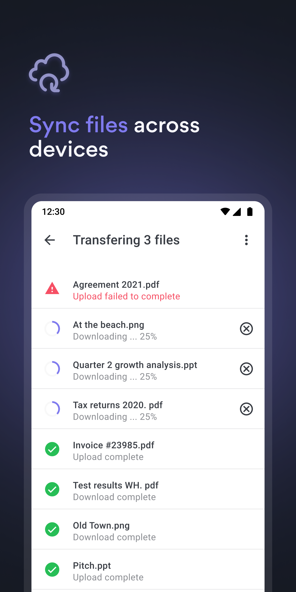 اسکرین شات 5 برنامه NordLocker Cloud Storage Space