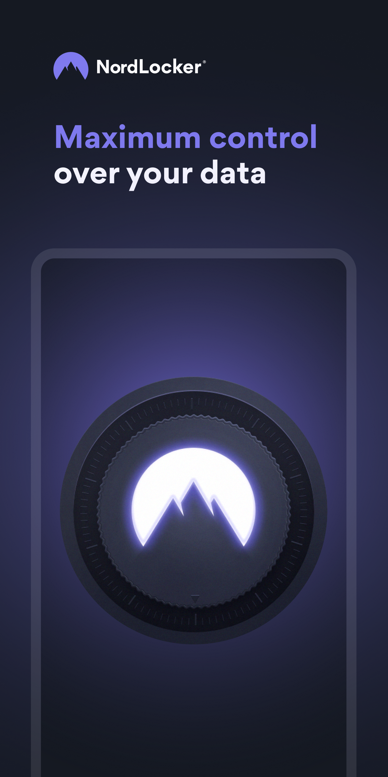 اسکرین شات 1 برنامه NordLocker Cloud Storage Space