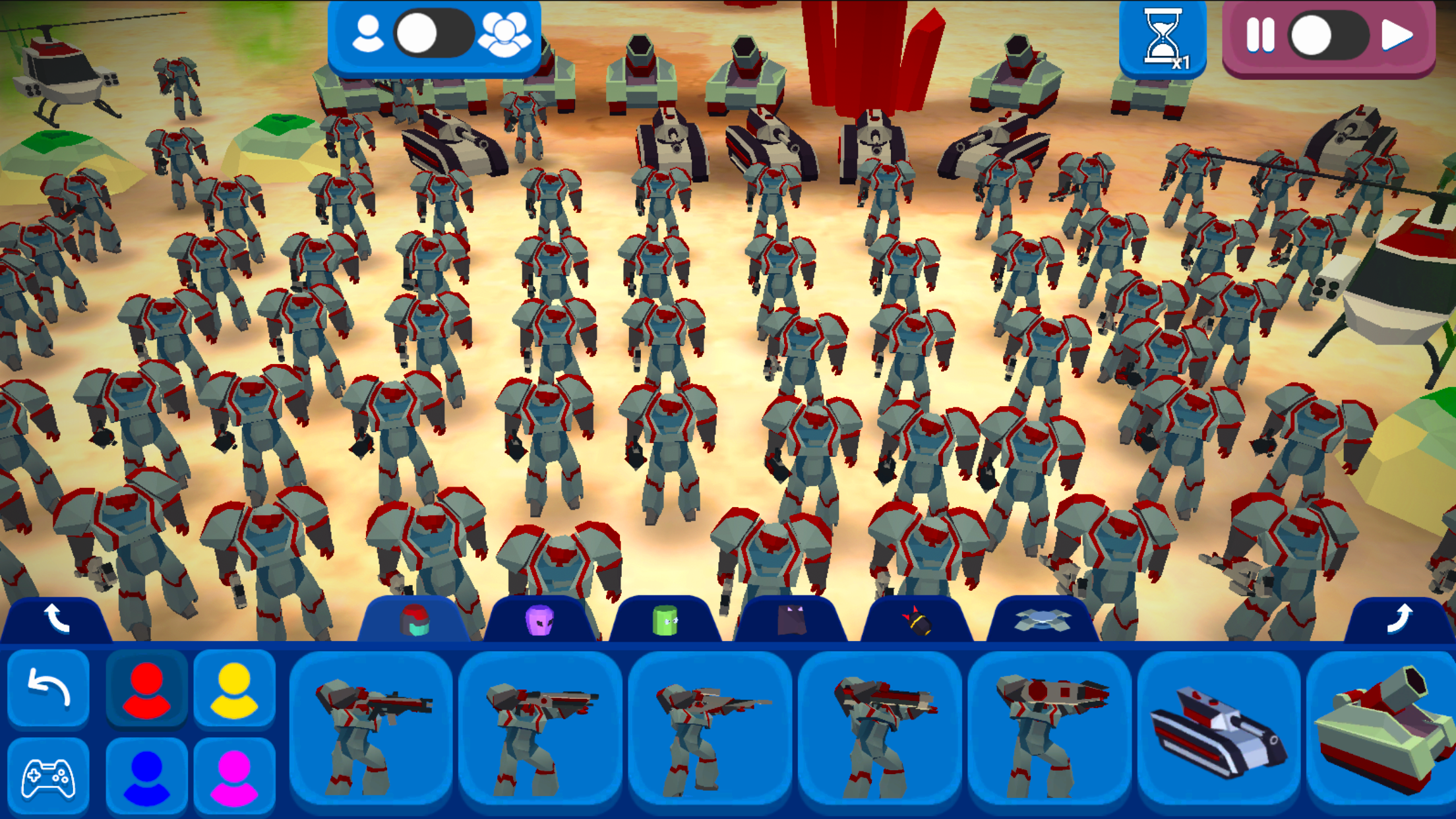 اسکرین شات 3 بازی MoonBox alien army ragdoll sim