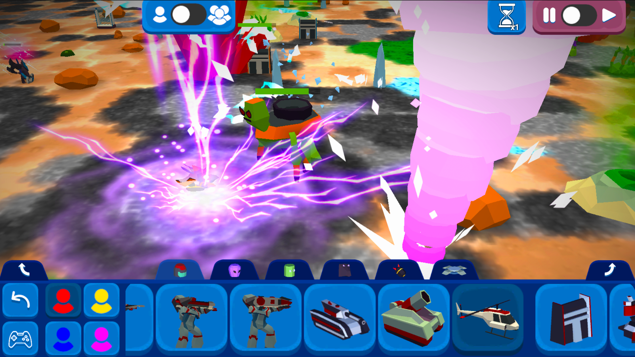 اسکرین شات 4 بازی MoonBox alien army ragdoll sim