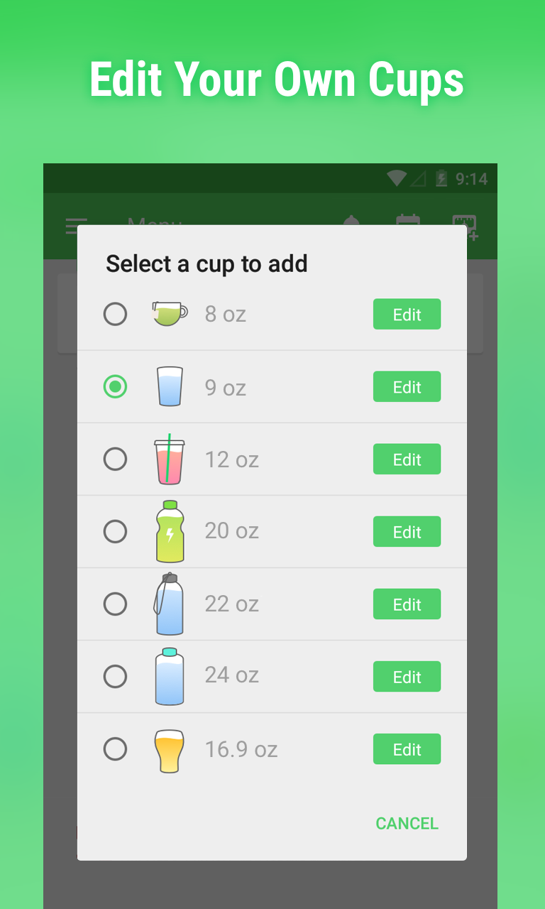 اسکرین شات 4 برنامه Water Drink Reminder