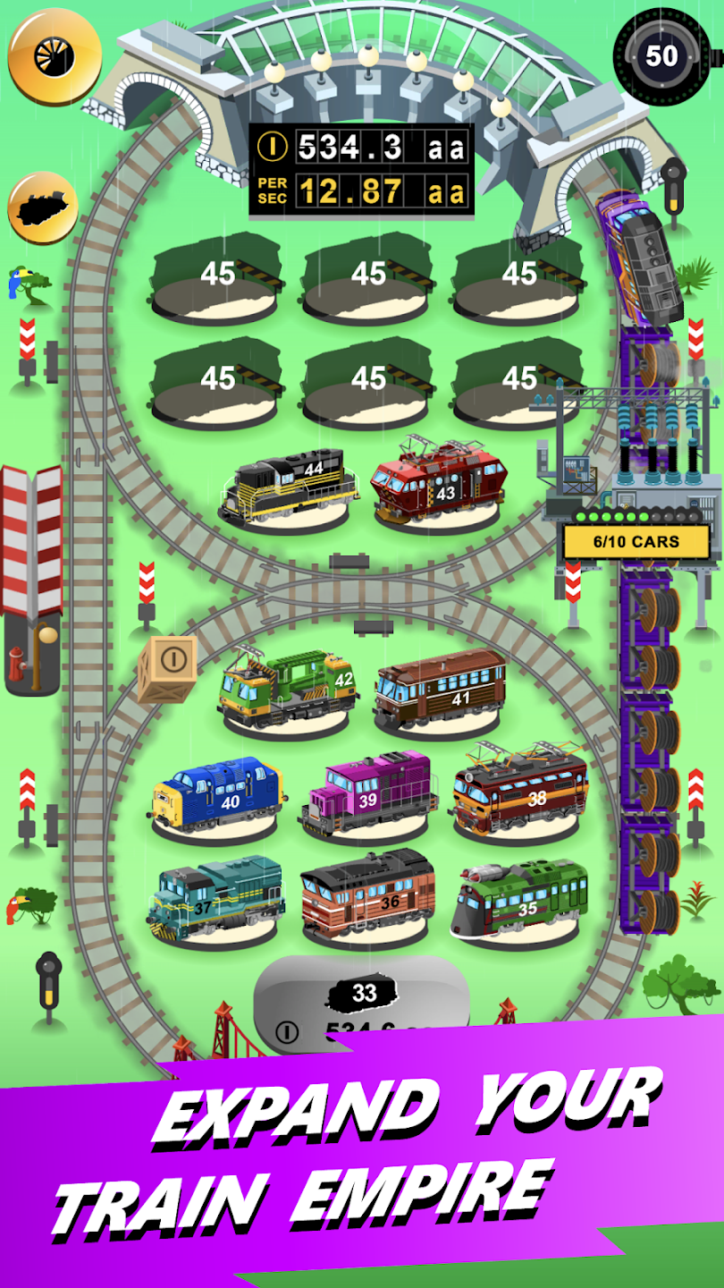 اسکرین شات 3 بازی Train Merger: Idle Rail Tycoon