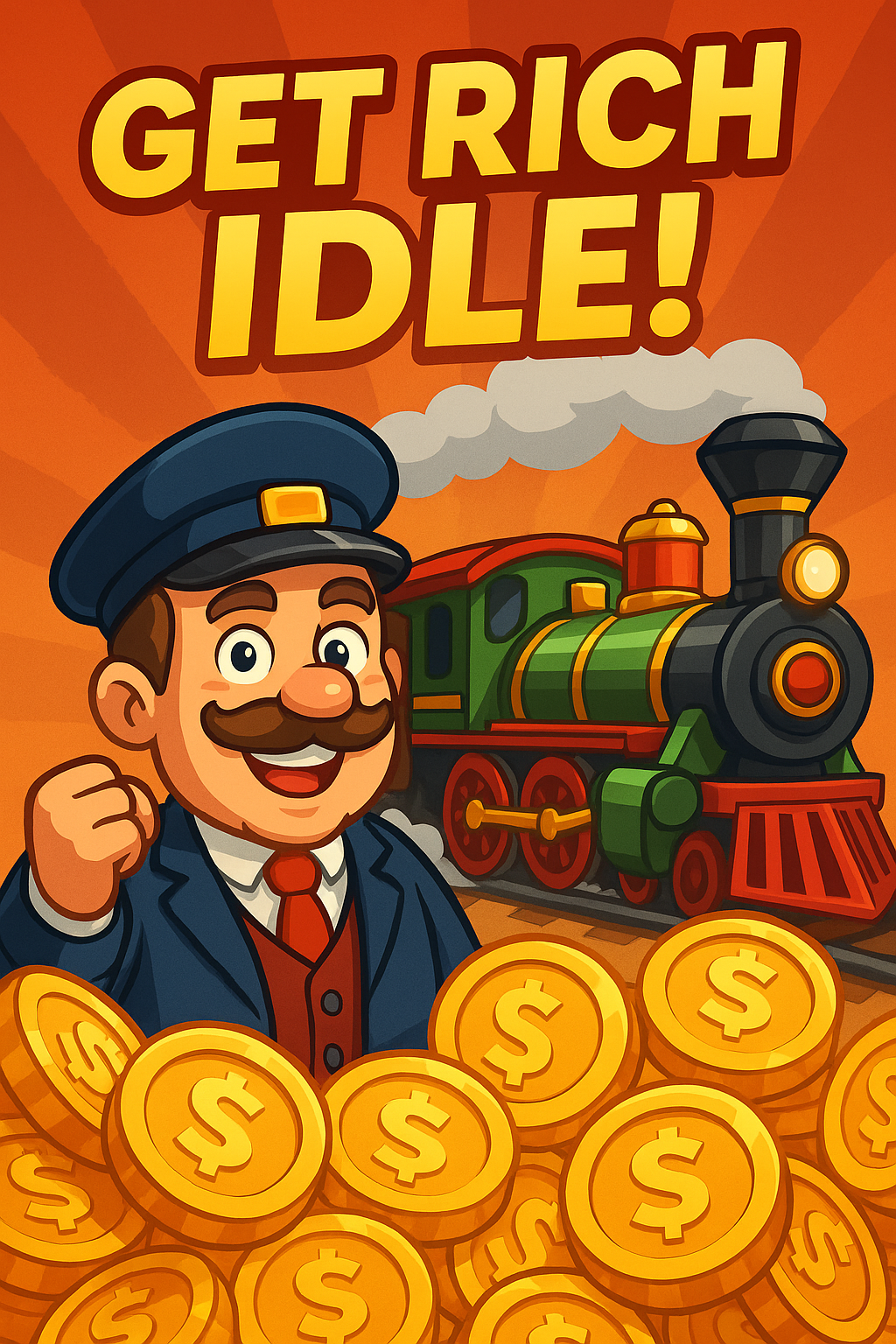اسکرین شات 1 بازی Train Merger: Idle Rail Tycoon