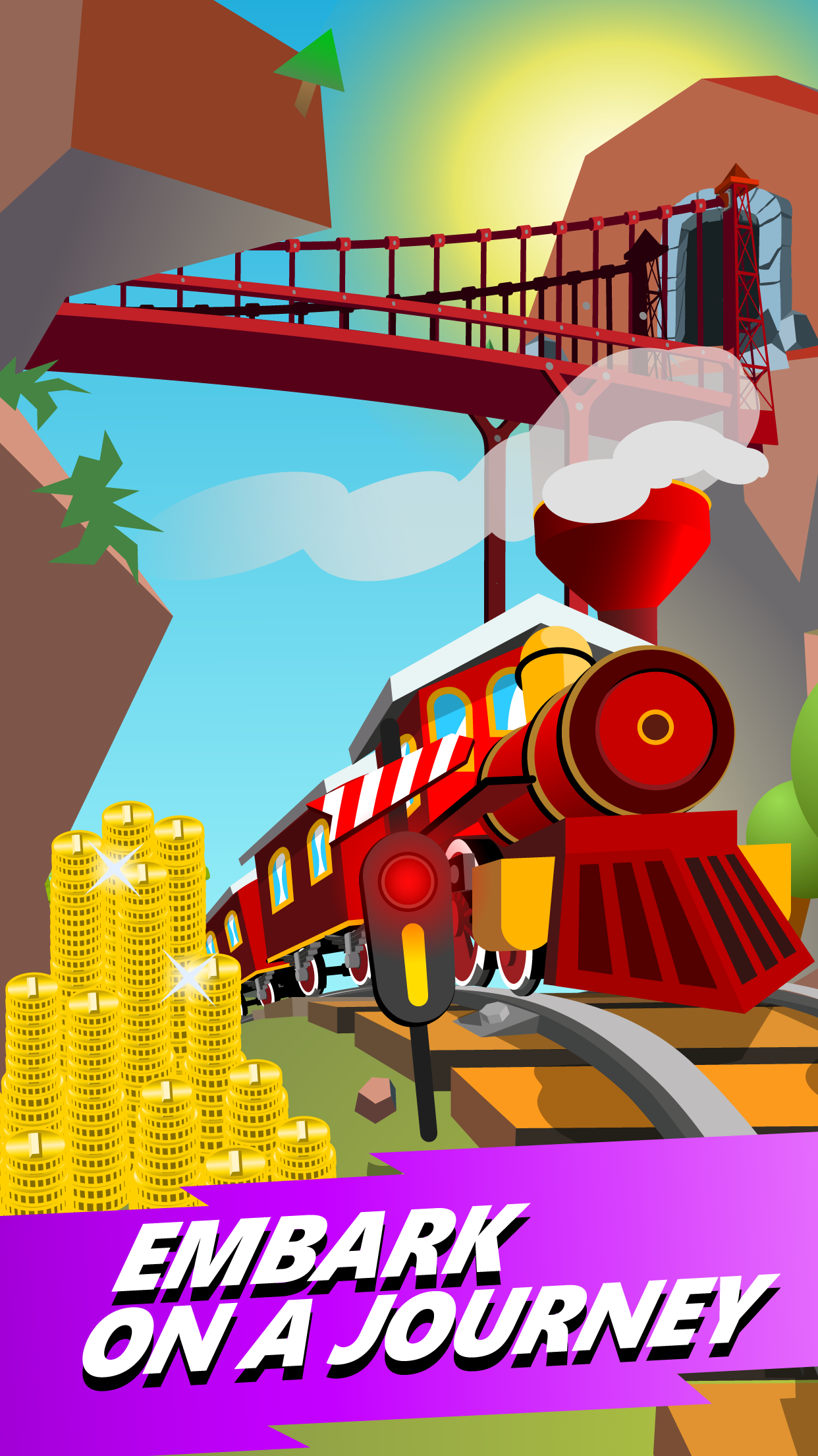 اسکرین شات 6 بازی Train Merger Idle Train Tycoon