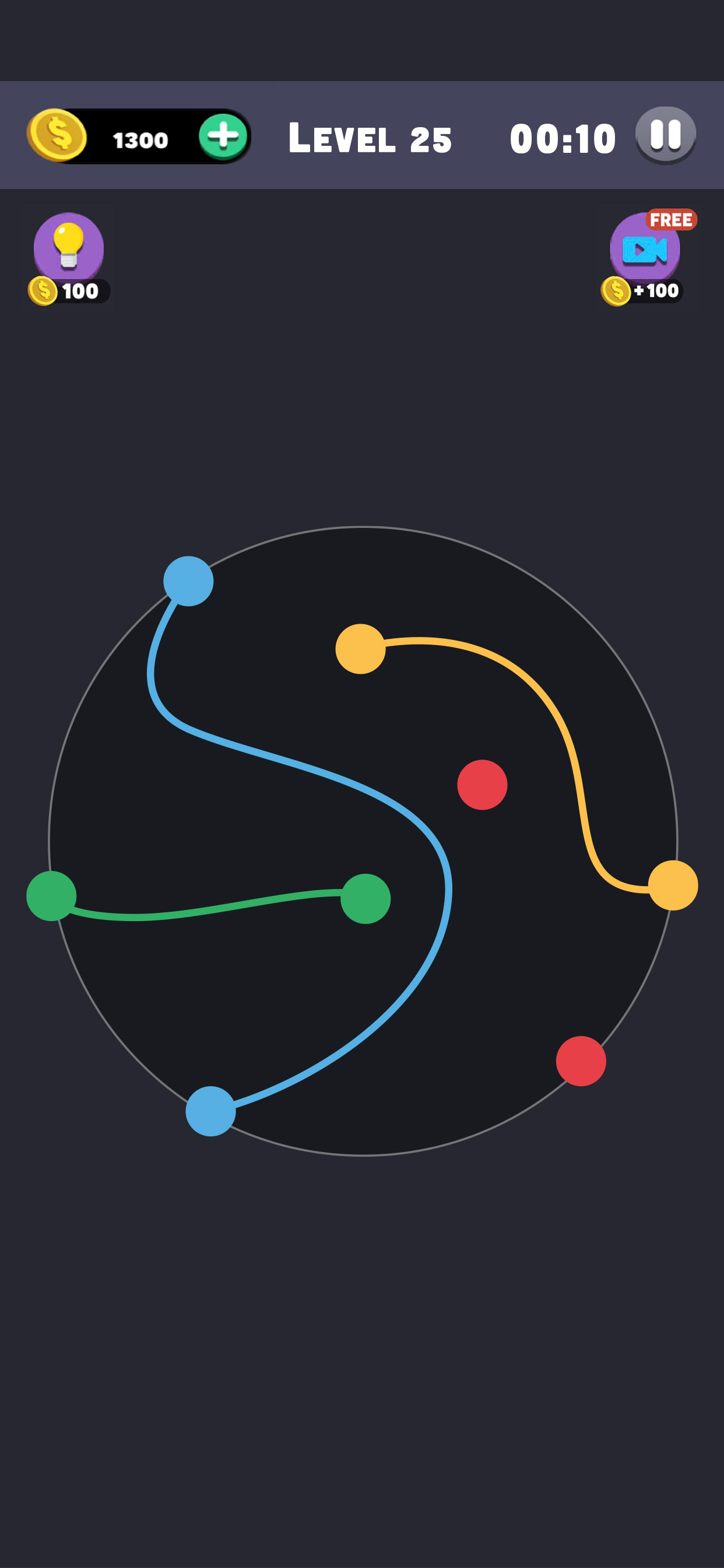 اسکرین شات 1 بازی Same Color: Connect the Dots
