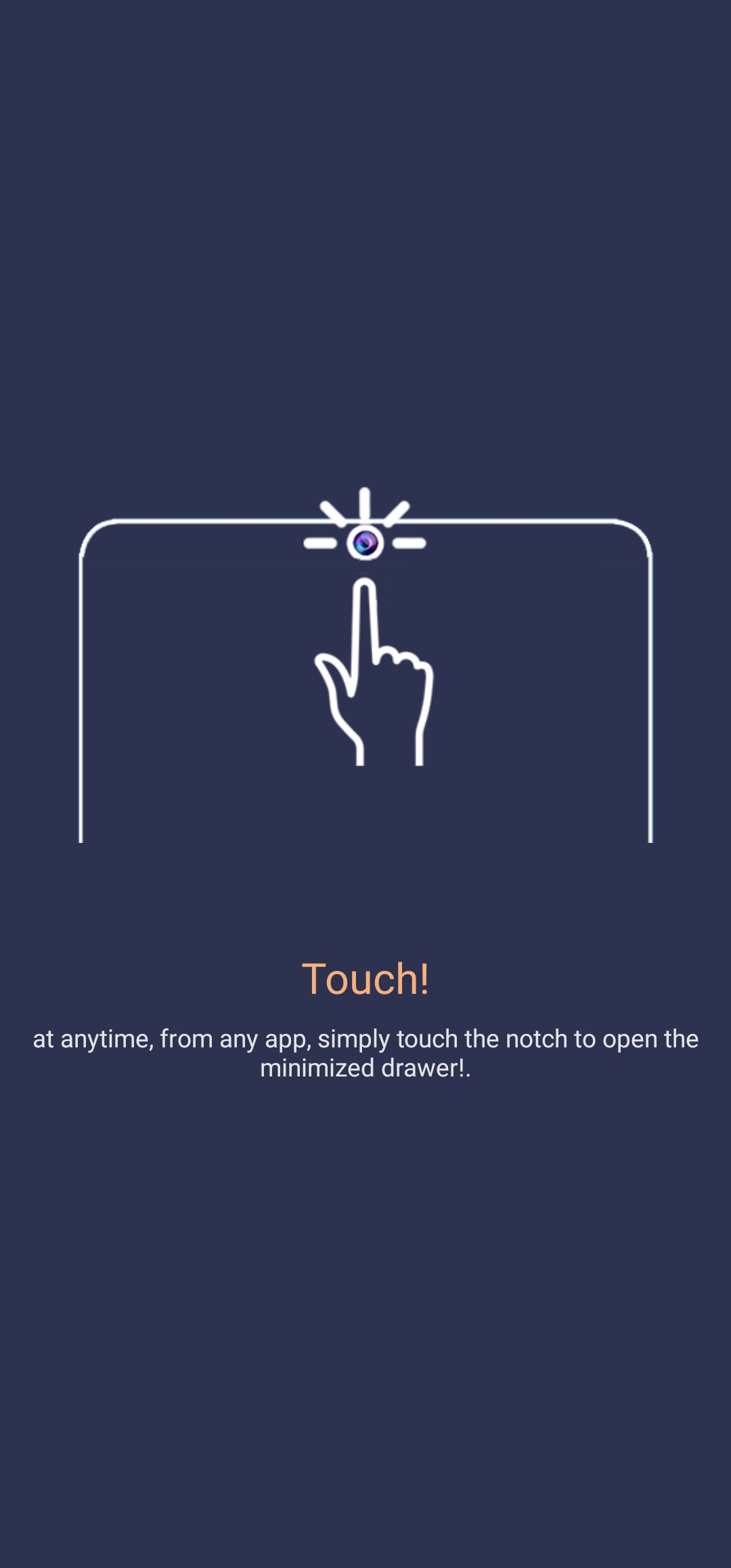 اسکرین شات 2 برنامه Notcha Second Minimal Launcher