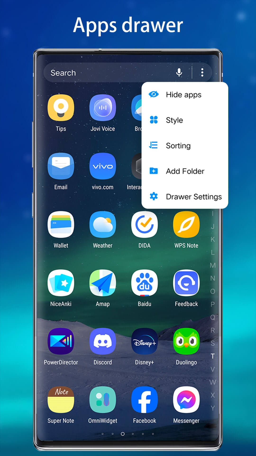 اسکرین شات 5 برنامه Cool Note20 Launcher Galaxy UI