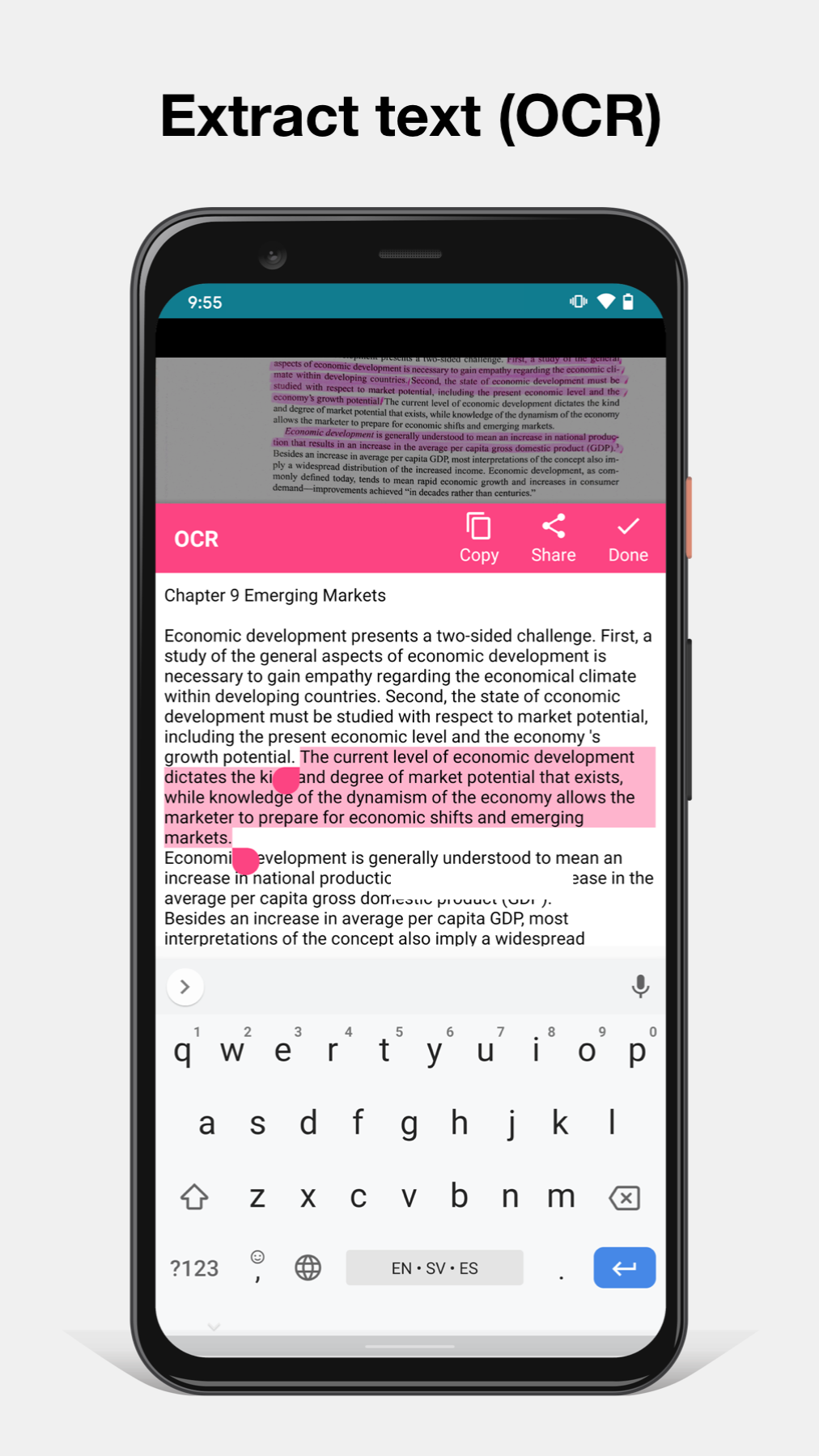اسکرین شات 5 برنامه Notebloc Scanner - Scan to PDF