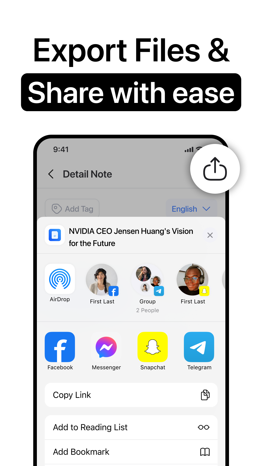 اسکرین شات 7 برنامه iNotebook: Ai Note Taker
