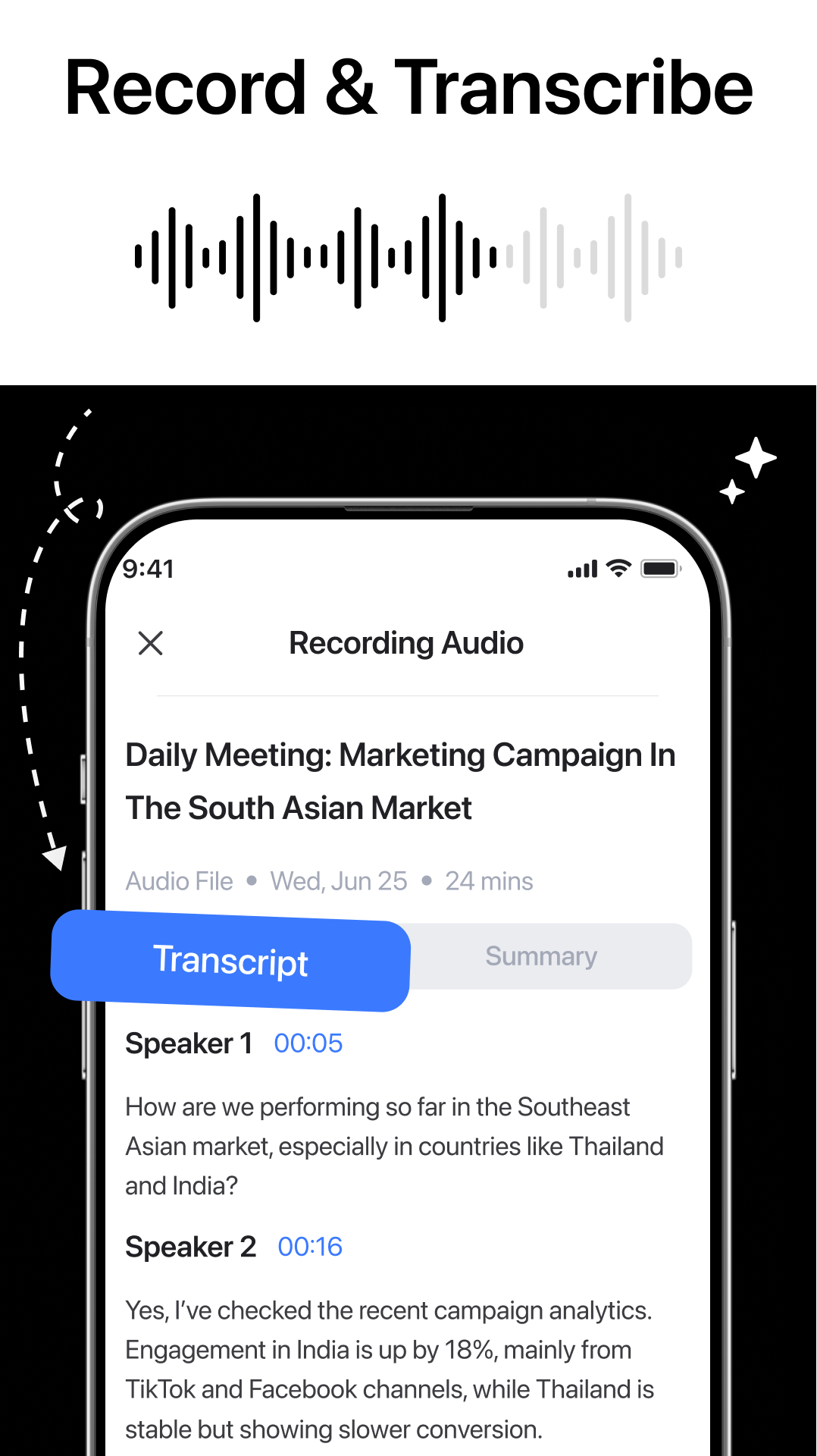 اسکرین شات 2 برنامه iNotebook: Ai Note Taker