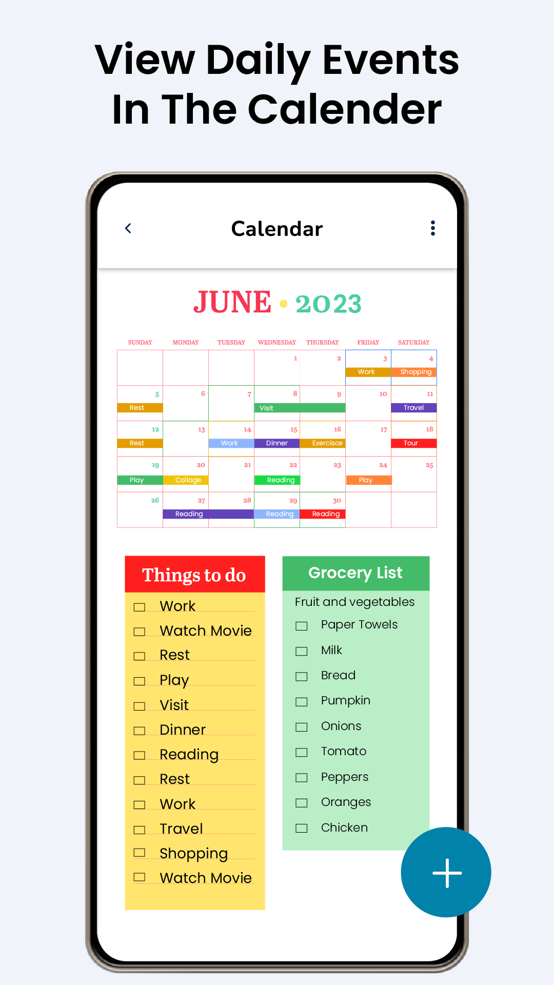اسکرین شات 4 برنامه Notes Notepad - Reminder App