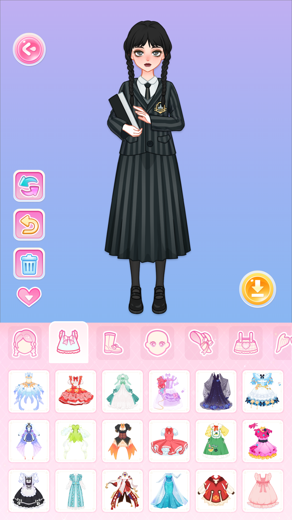 اسکرین شات 1 بازی YoYa: Honey Girl Dress Up