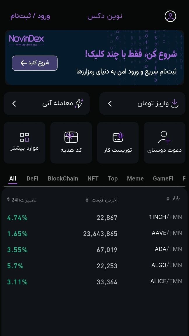 اسکرین شات 3 برنامه ‏‏نوین دکس