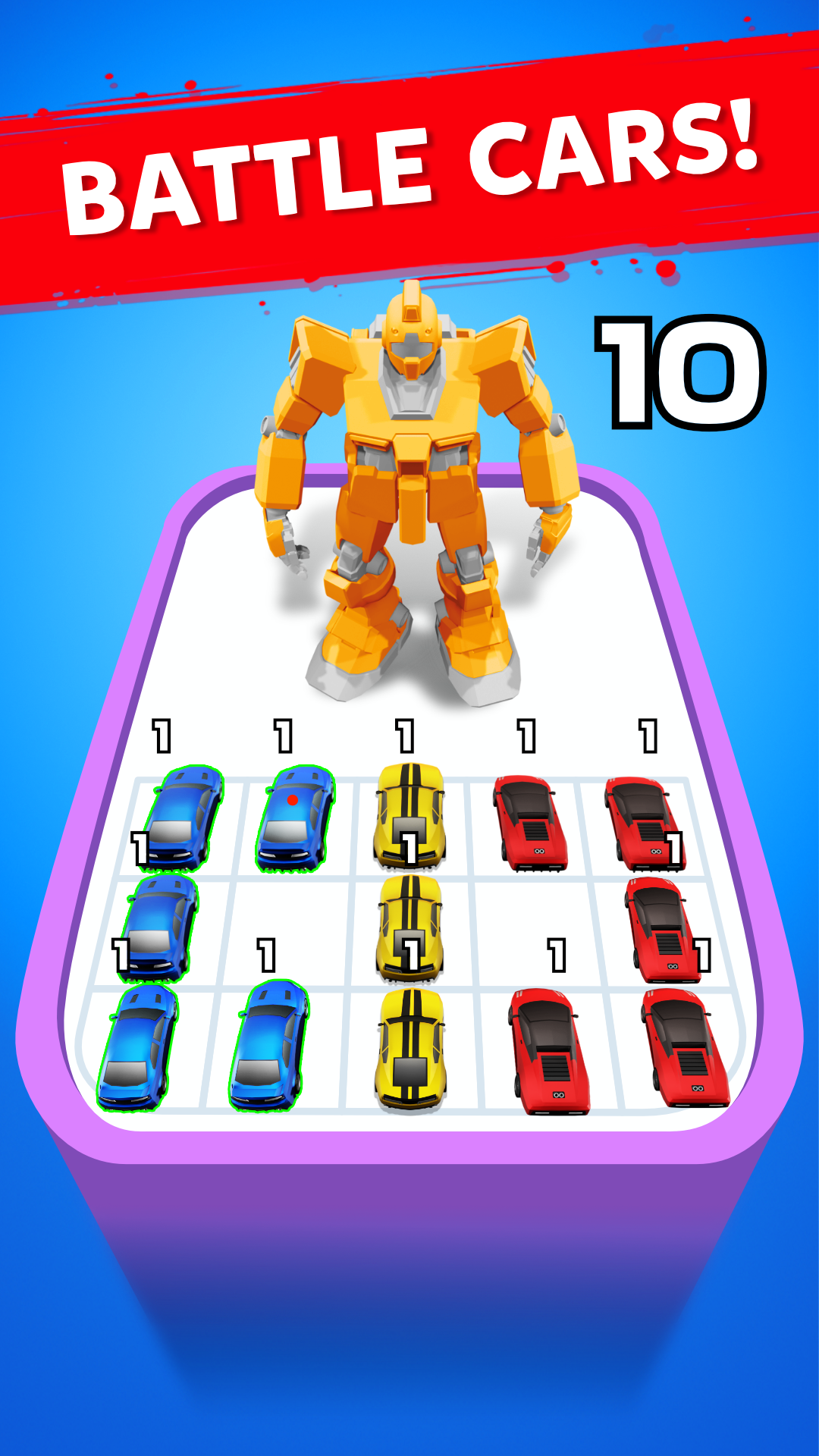 اسکرین شات 2 بازی Robot Merge Master: Car Games