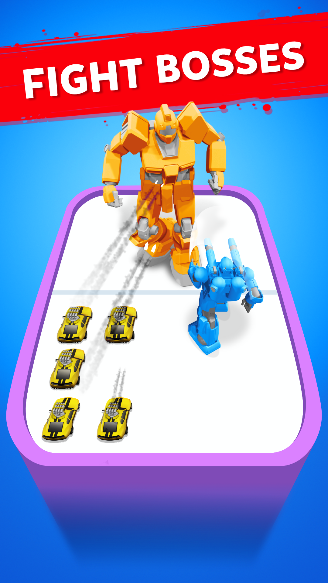 اسکرین شات 3 بازی Robot Merge Master: Car Games