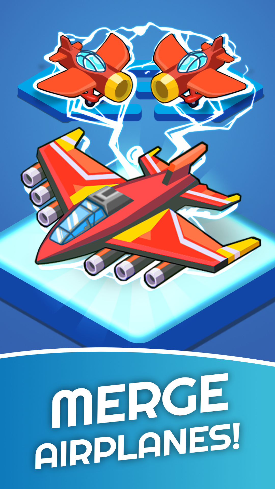 اسکرین شات 1 بازی Merge Airplane 2: Plane Merger
