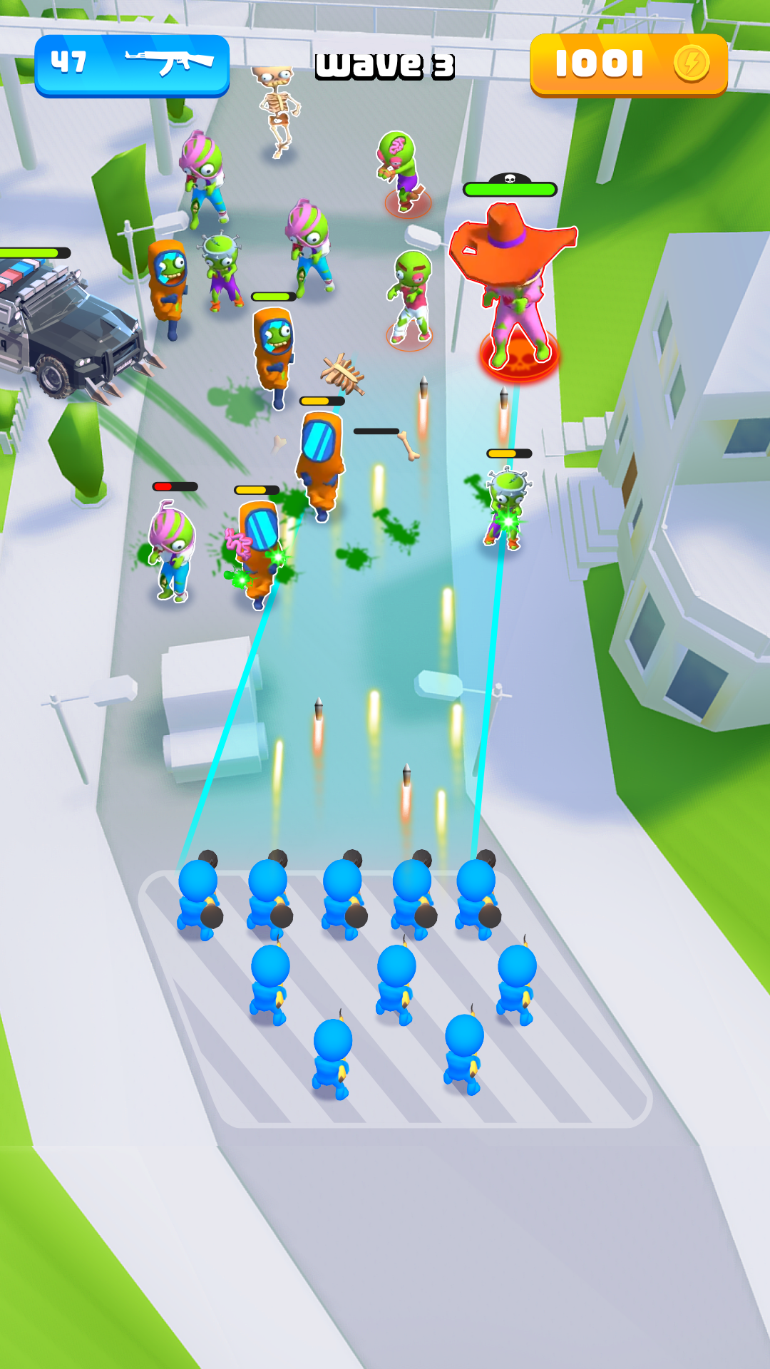 اسکرین شات 3 بازی Zombie City Defense: Plague