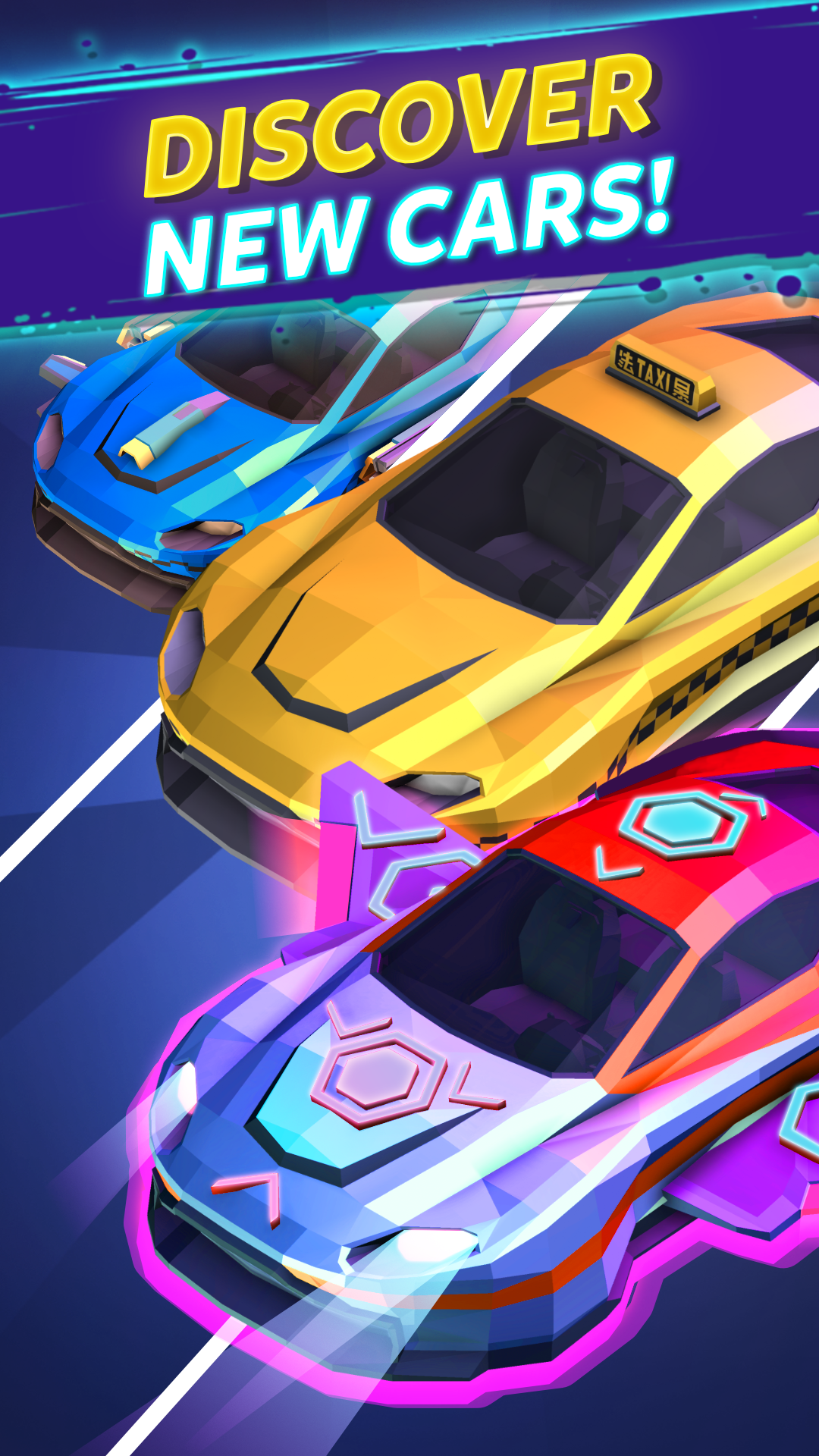 اسکرین شات 4 بازی Merge Cyber Car: Highway Racer