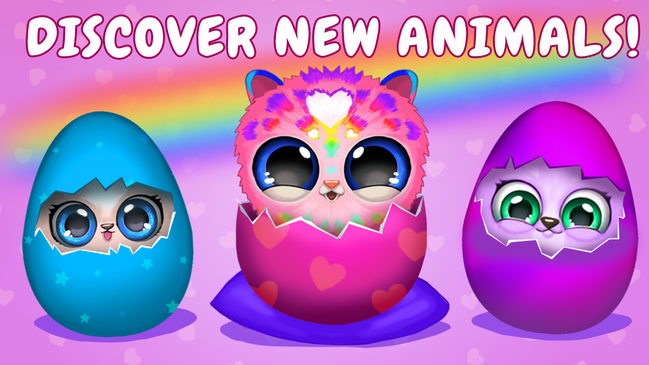 اسکرین شات 2 بازی Merge Fluffy Animals: Egg pets