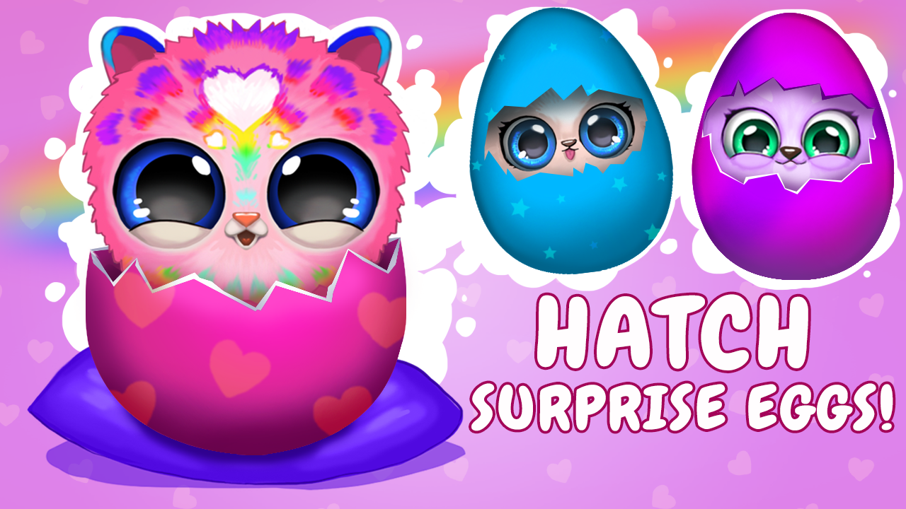 اسکرین شات 1 بازی Merge Fluffy Animals: Egg pets
