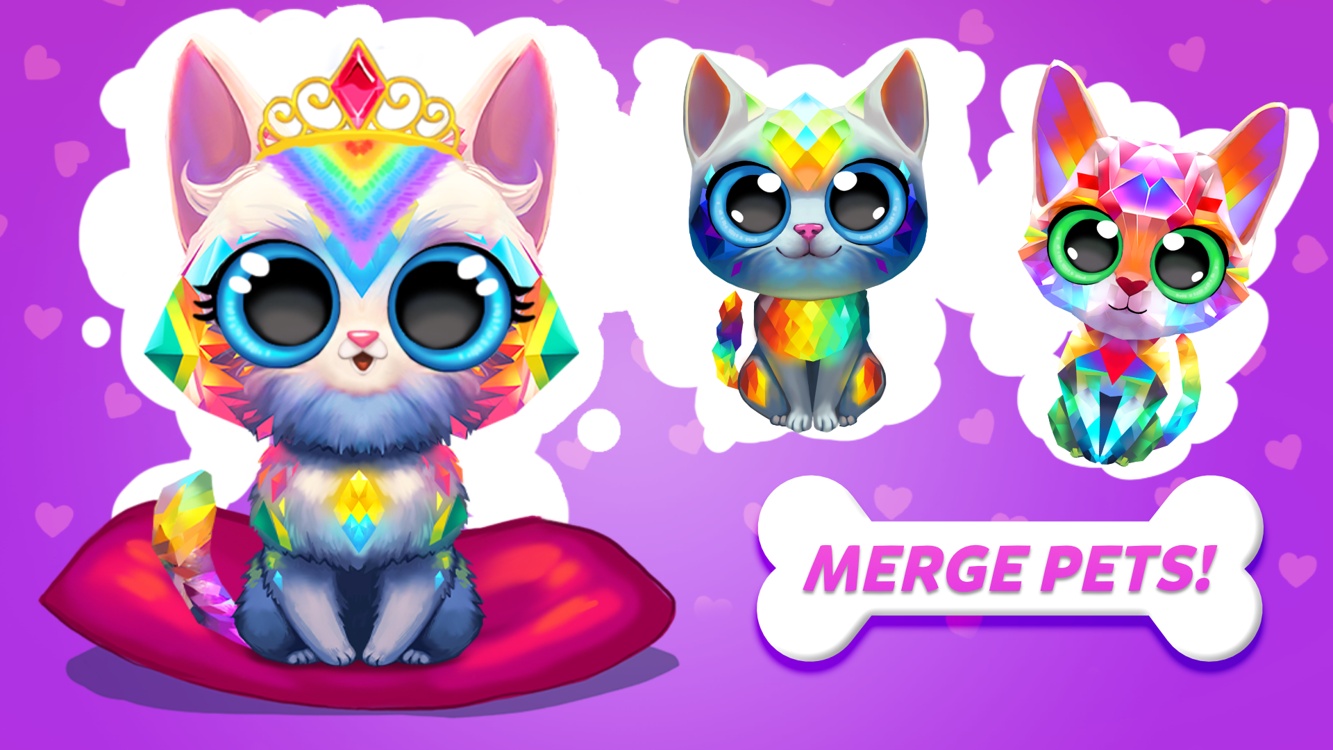 اسکرین شات 3 بازی Merge Cute Animals: Pets Games