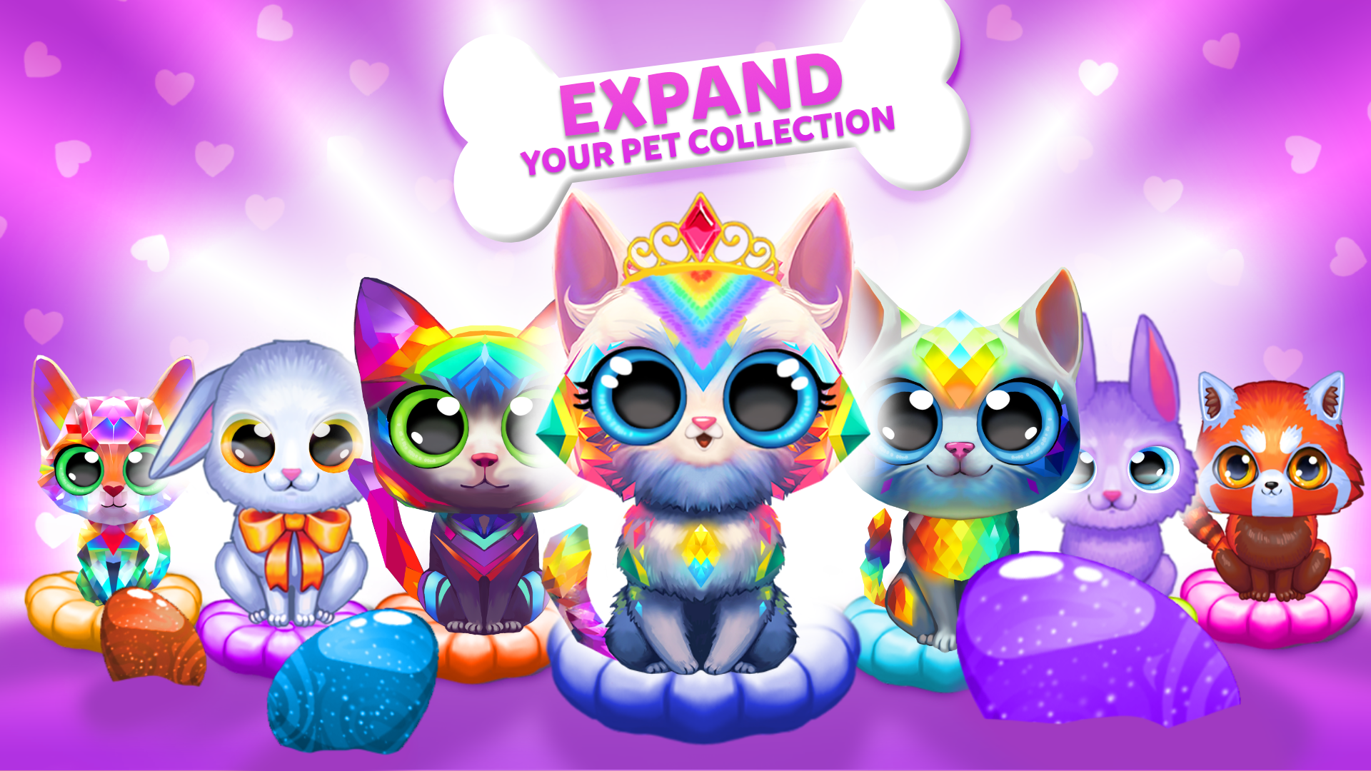 اسکرین شات 4 بازی Merge Cute Animals: Pets Games