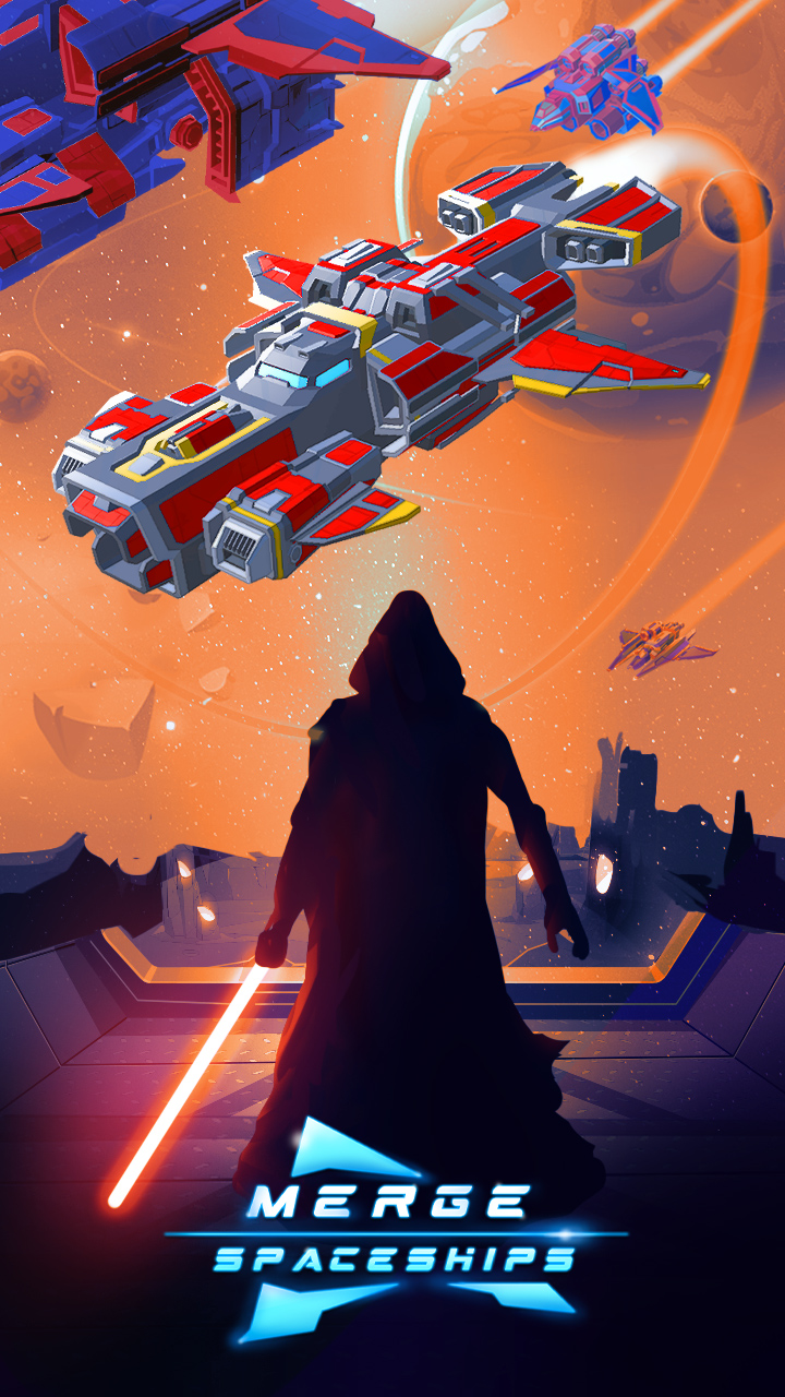 اسکرین شات 5 بازی Merge Spaceship: Space Games