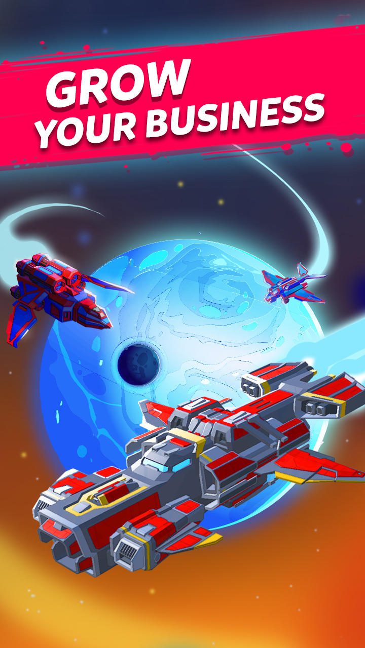 اسکرین شات 3 بازی Merge Spaceship: Space Games