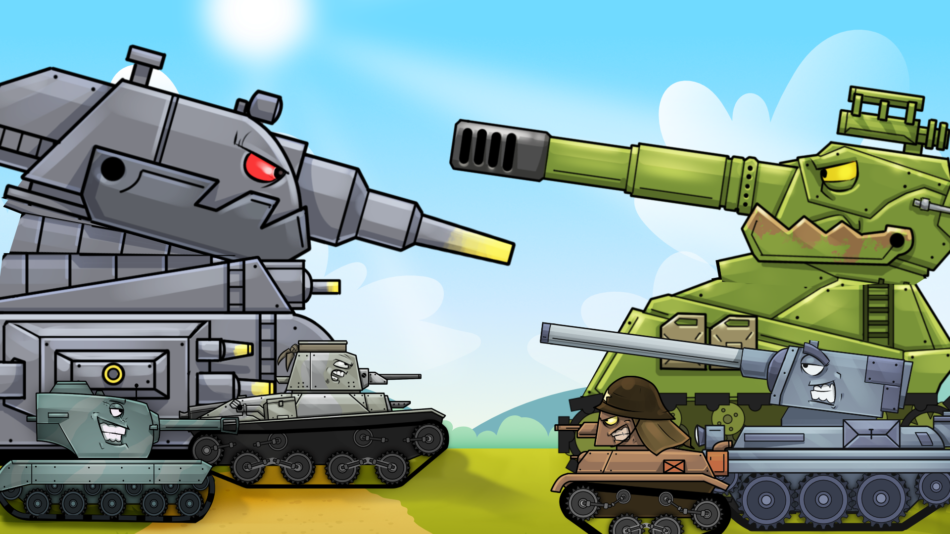 اسکرین شات 1 بازی Merge Master Tanks: Tank wars