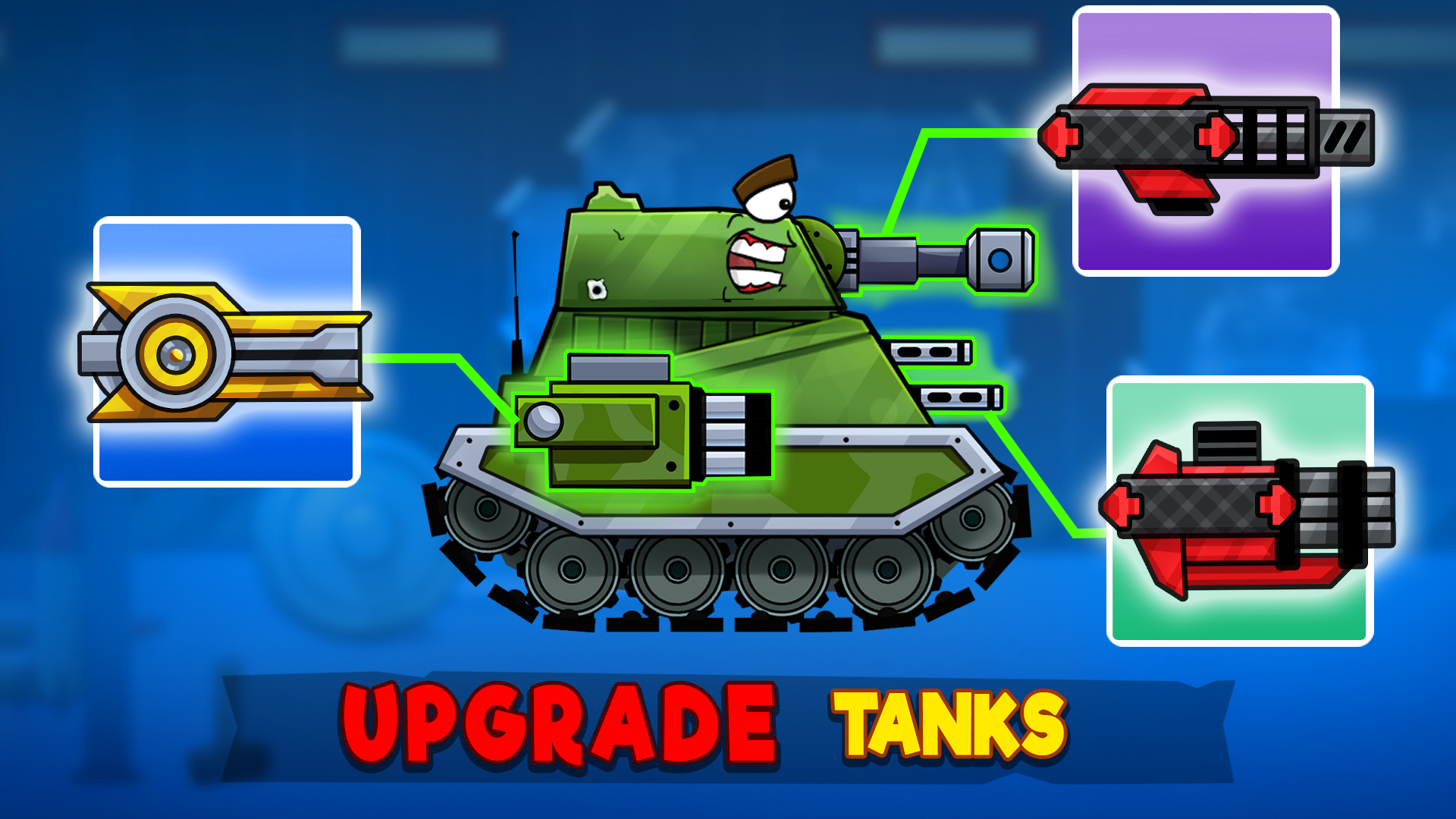 اسکرین شات 2 بازی Tanks Arena io: Craft & Combat