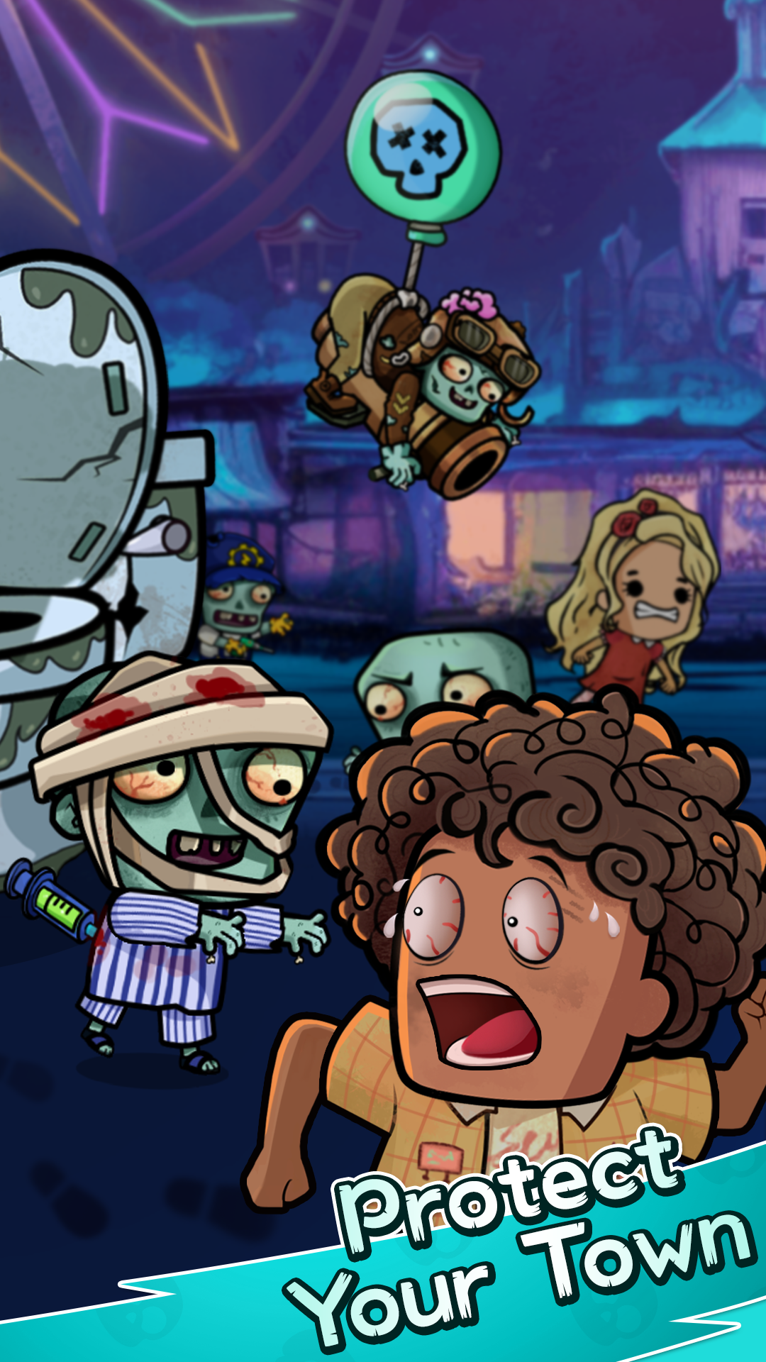 اسکرین شات 2 بازی Town Survivor - Zombie Haunt