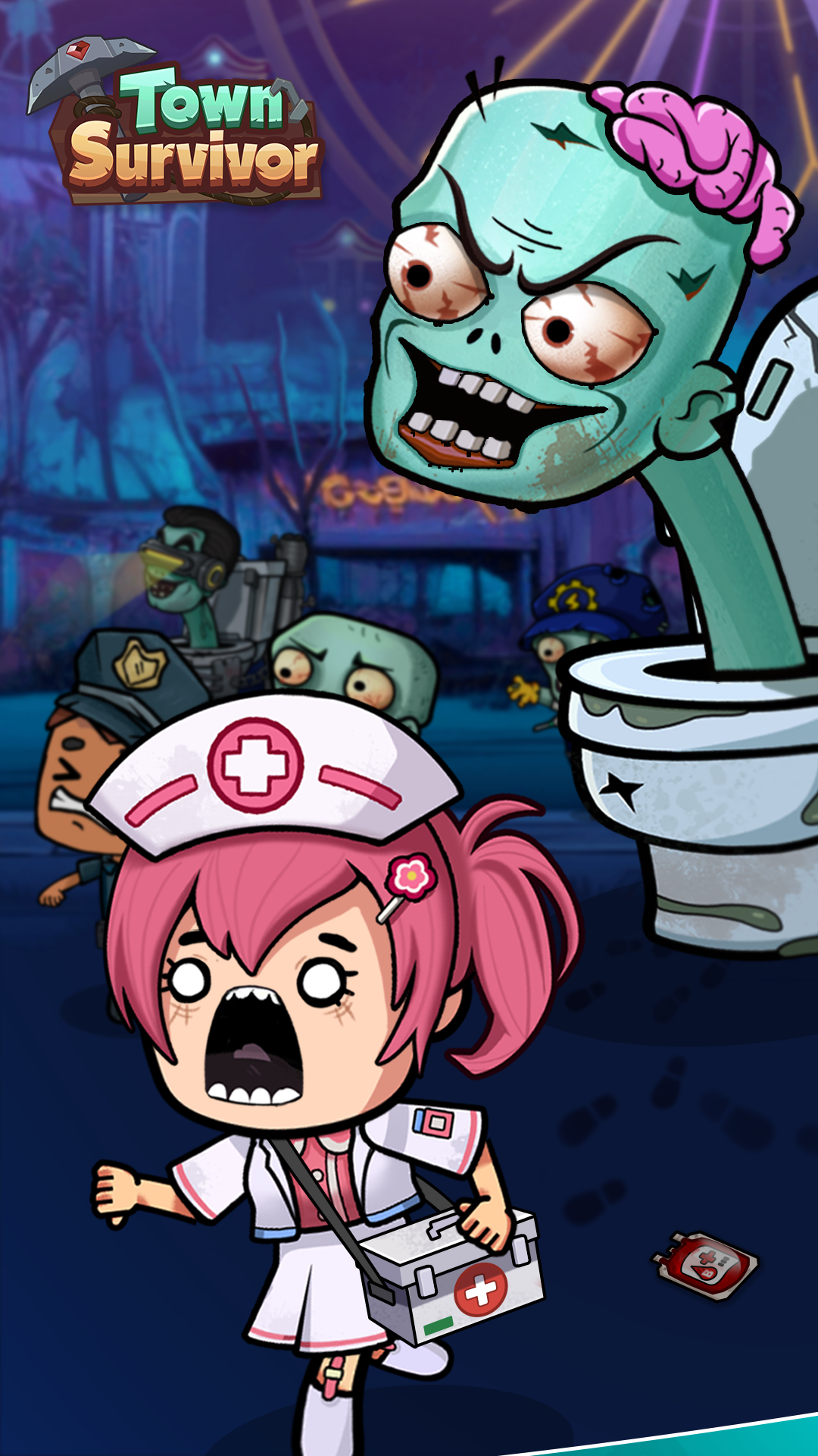 اسکرین شات 1 بازی Town Survivor - Zombie Haunt