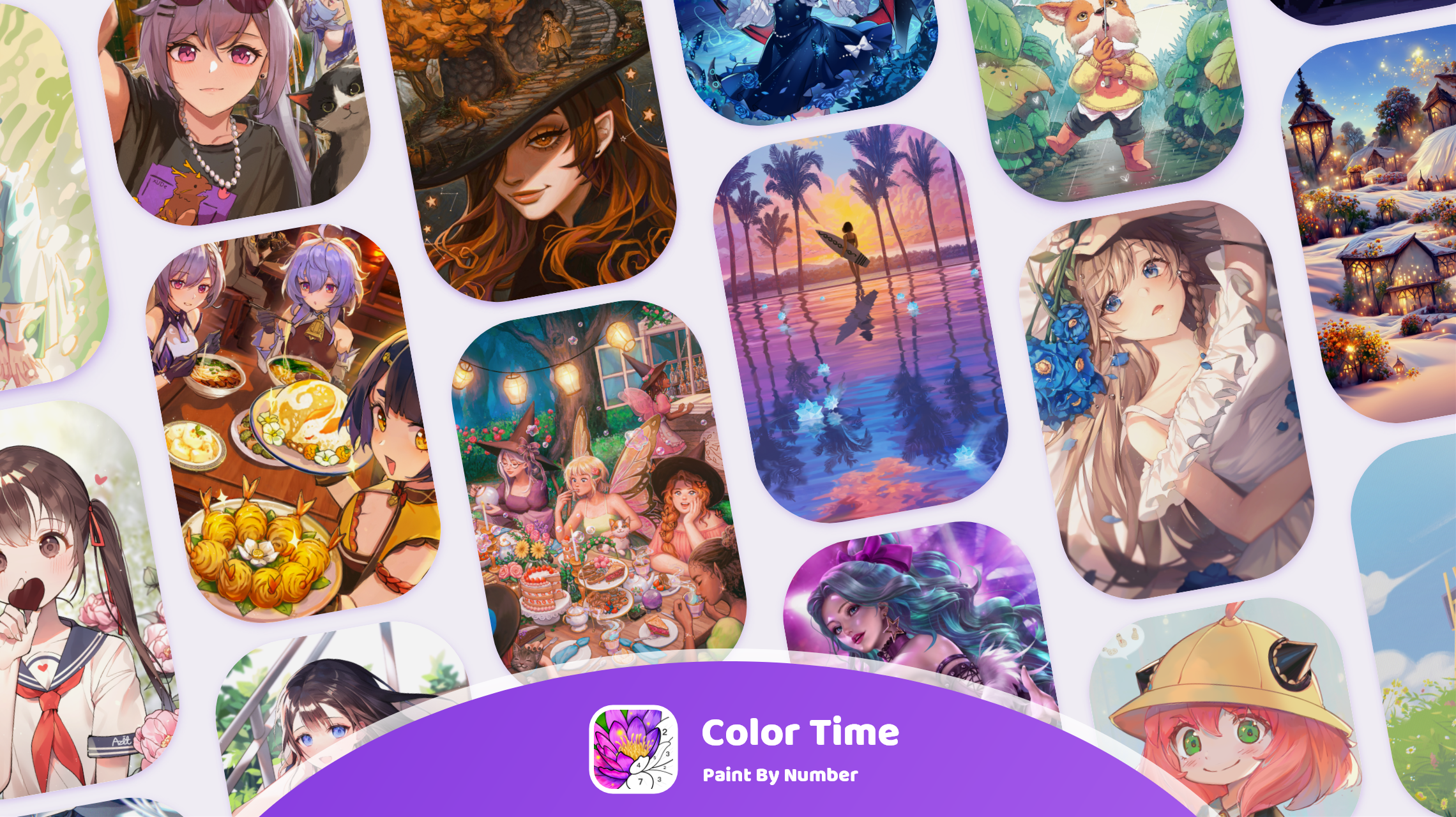اسکرین شات 8 بازی Color Time - Paint by Number
