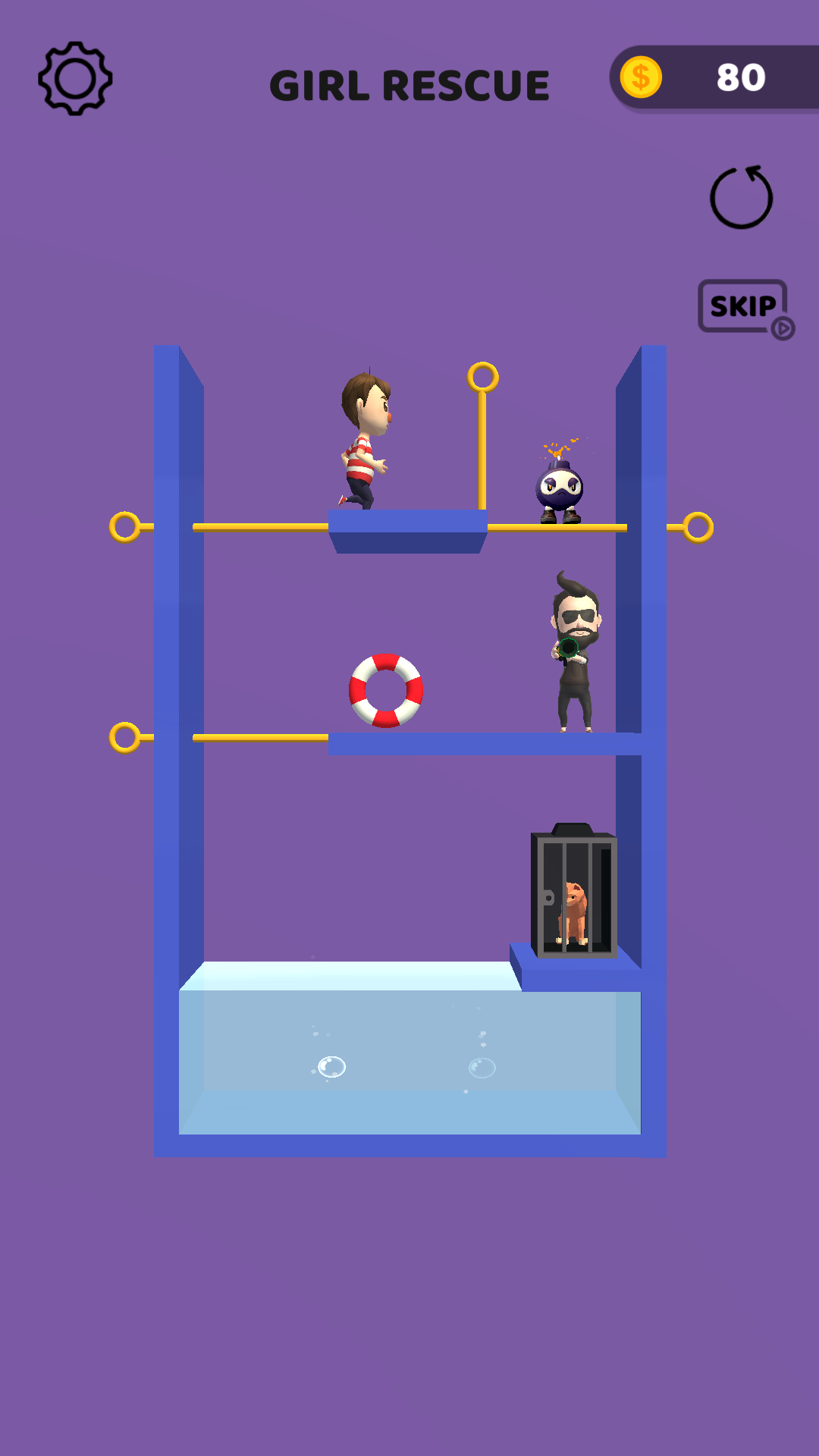 اسکرین شات 4 بازی Pin Rescue-Pull the pin game!