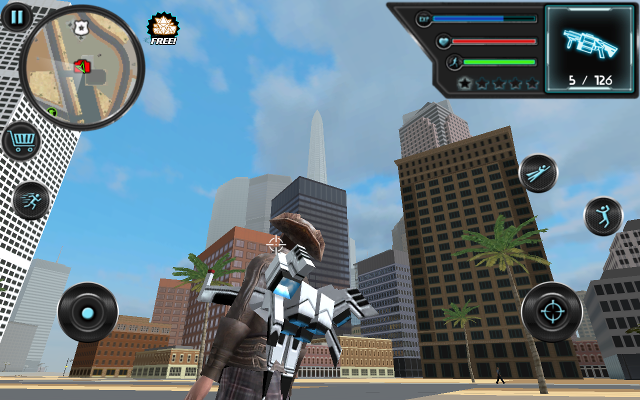 اسکرین شات 4 بازی Jetpack Hero Miami Crime