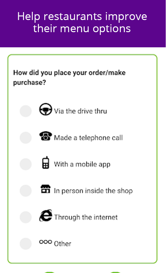 اسکرین شات 6 برنامه SnapMyEats: Paid Surveys App