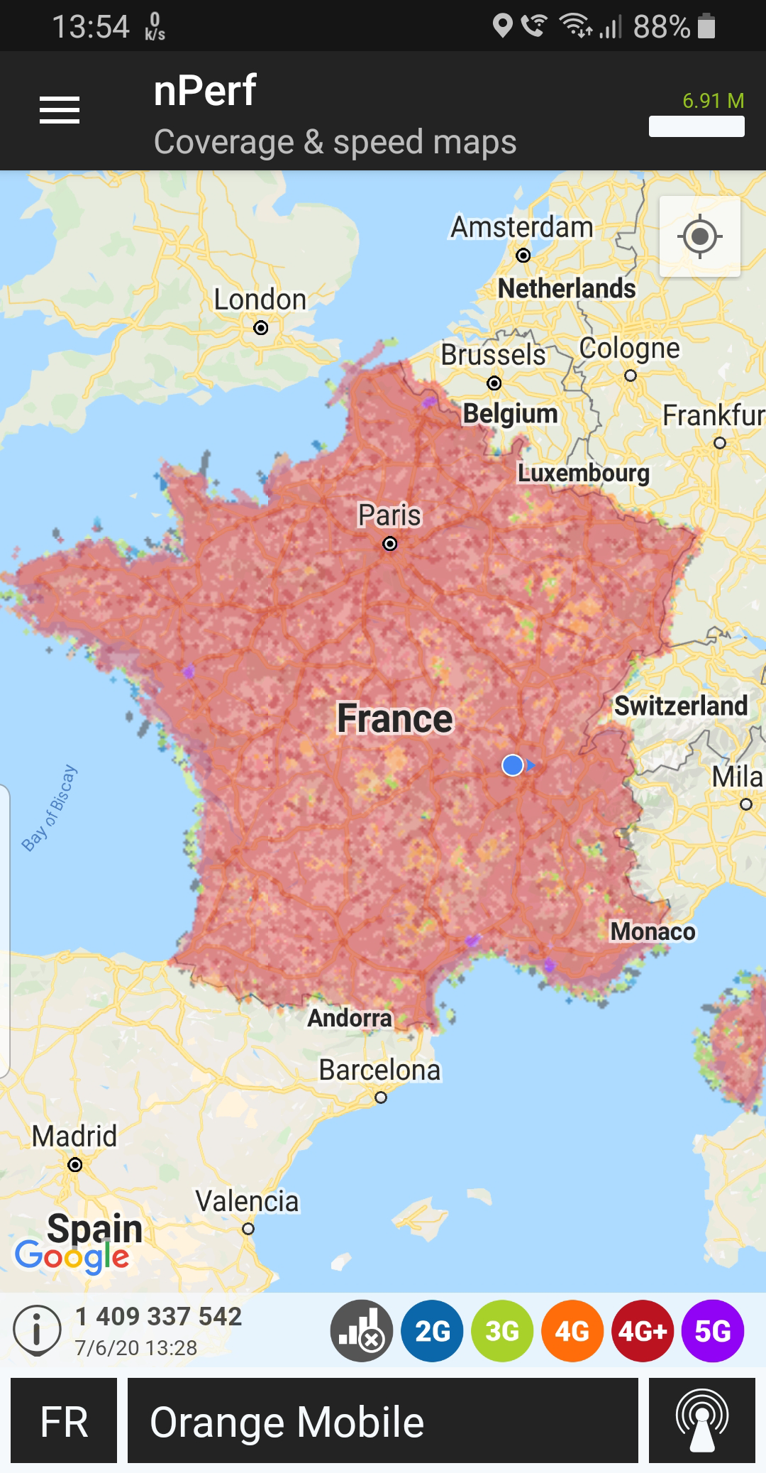 اسکرین شات 5 برنامه nPerf Fleet