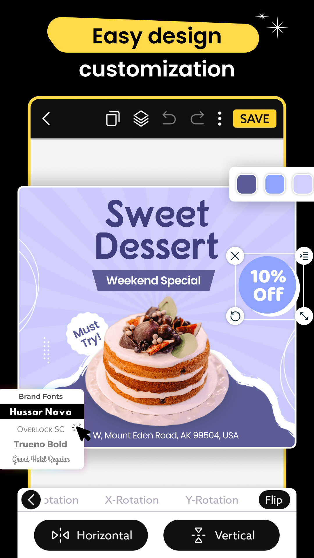 اسکرین شات 4 برنامه Ad Maker: Advertisement Maker