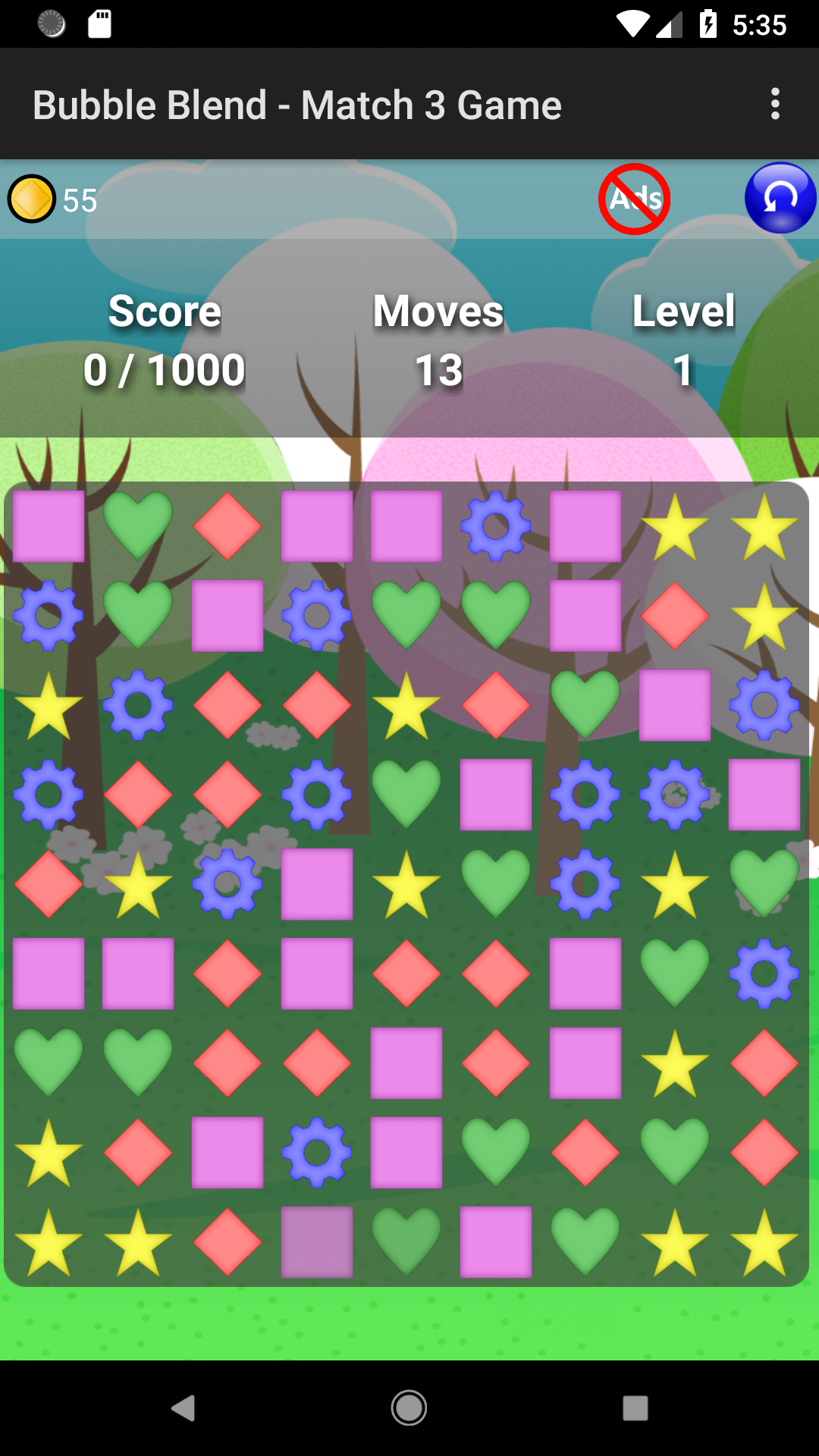اسکرین شات 1 بازی Bubble Blend - Match 3 Game