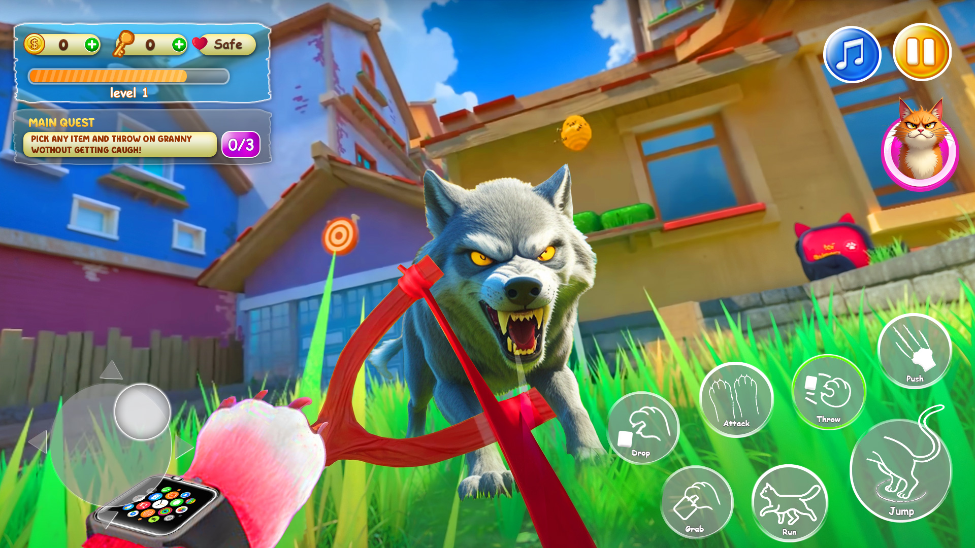 اسکرین شات 4 بازی Cat Simulator Pranks Vs Granny