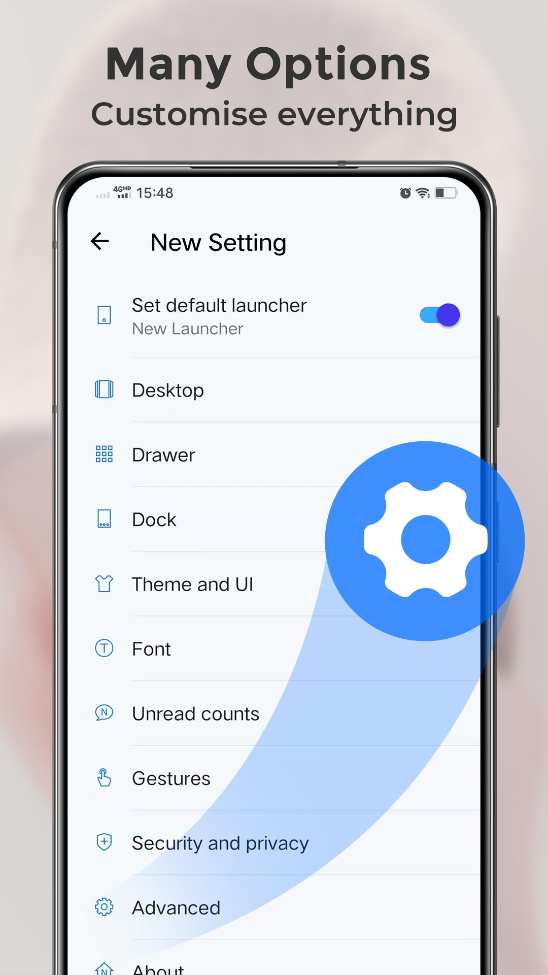 اسکرین شات 6 برنامه Newer Launcher 2024 launcher